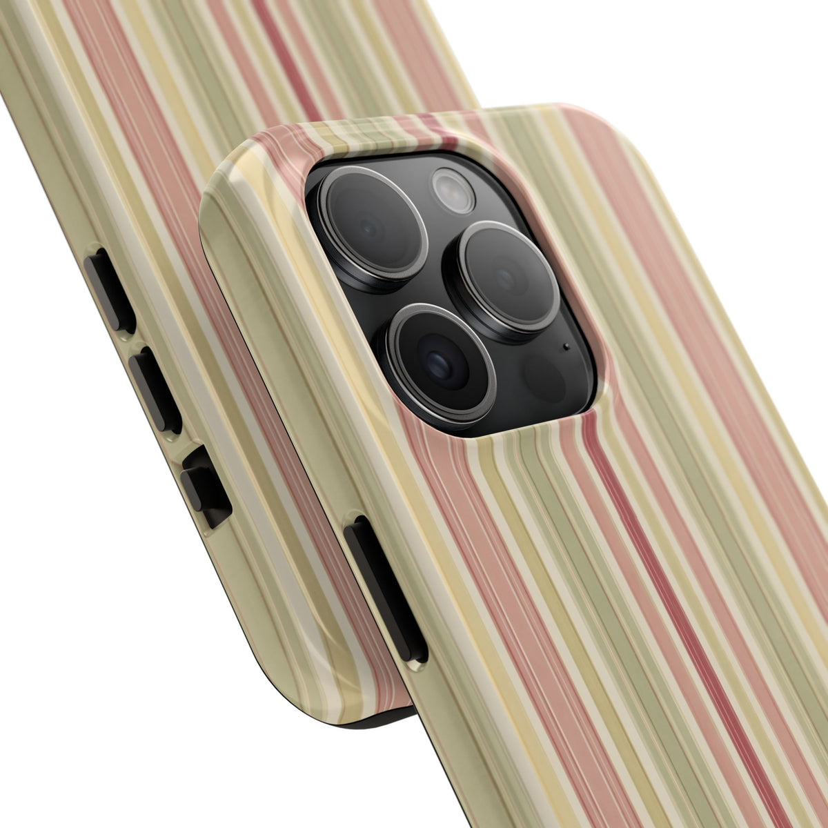 Rosewood Stripe - Protective Phone Case