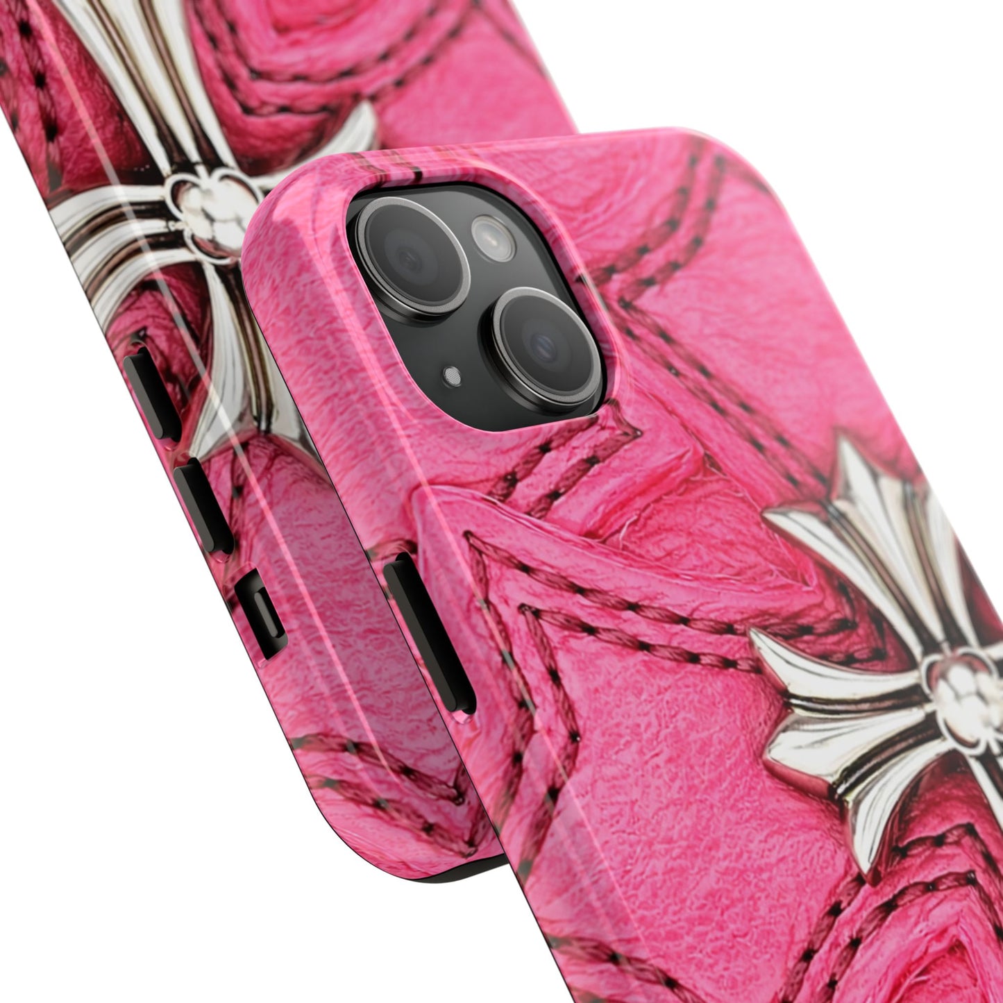Pink Cross - Protective Phone Case