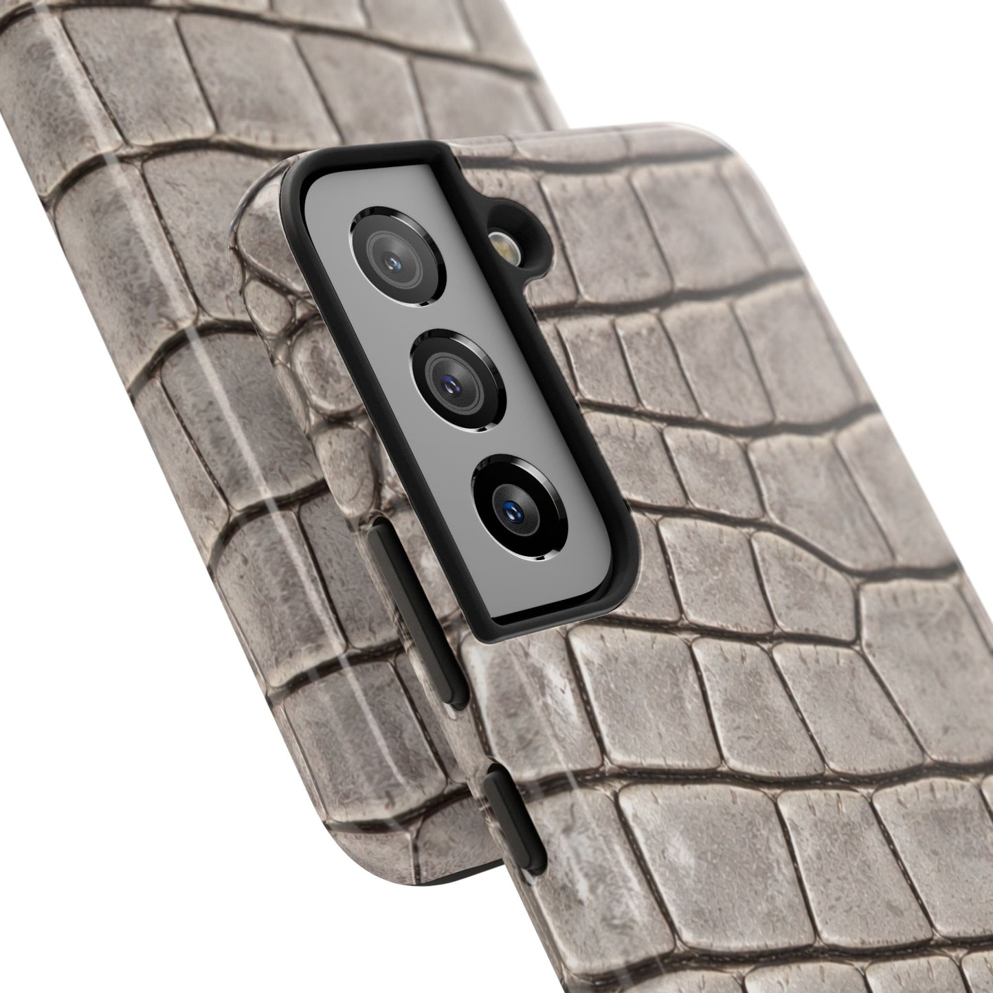 2000s Grey Crocodile - Protective Phone Case