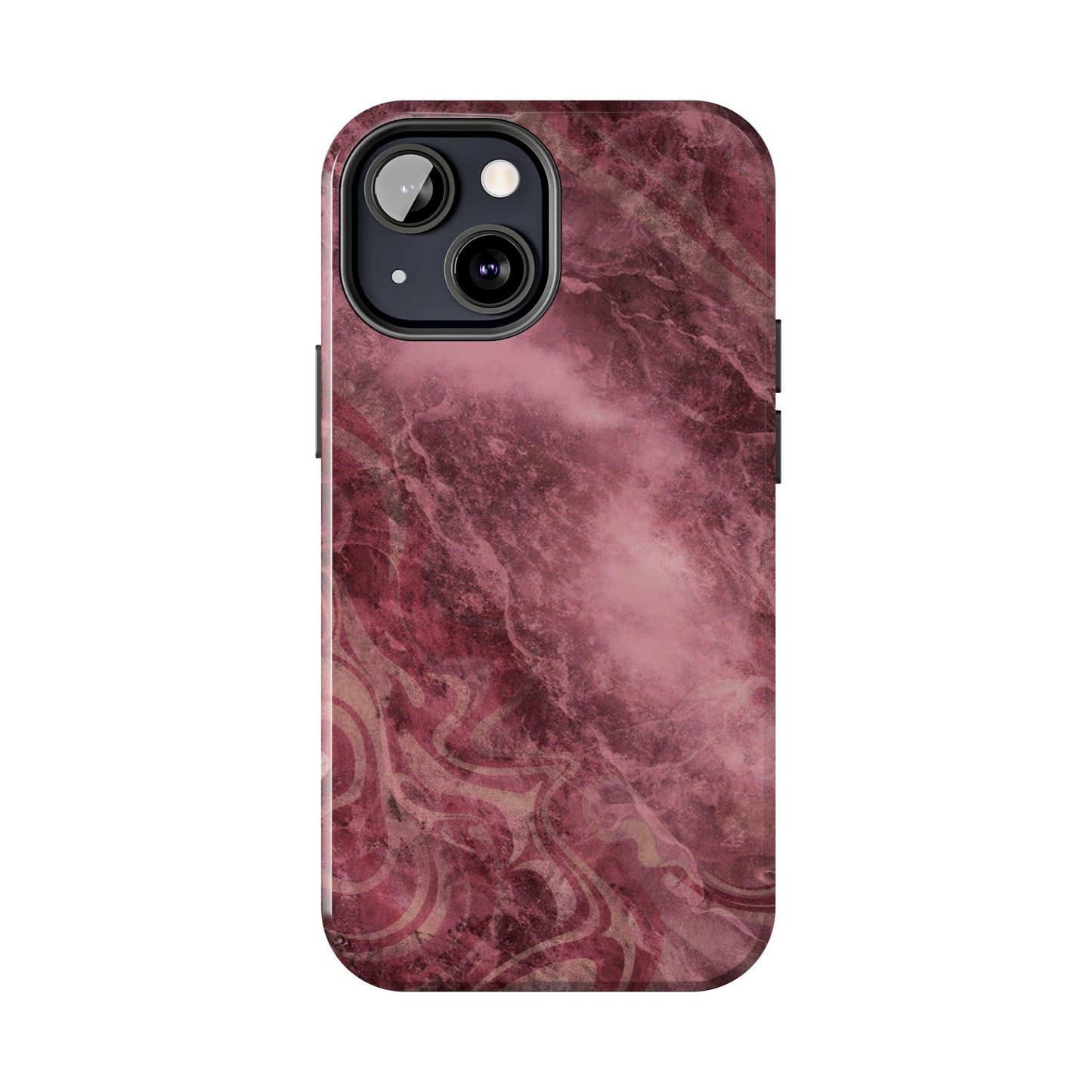 Marble Magenta - Protective Phone Case