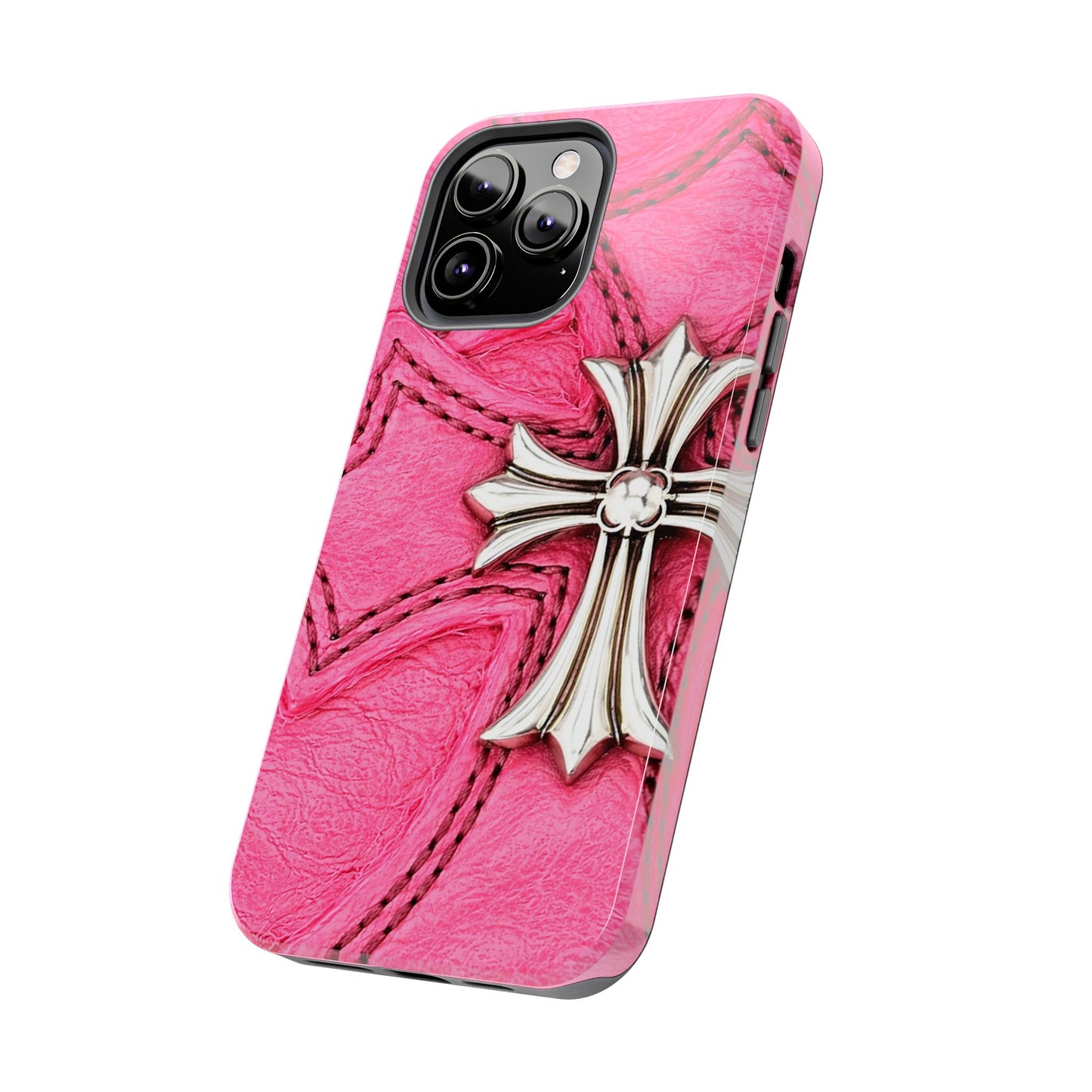 Pink Cross - Protective Phone Case