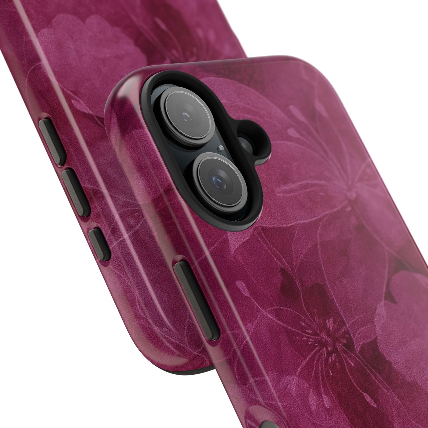 Magenta Petals - Protective Phone Case