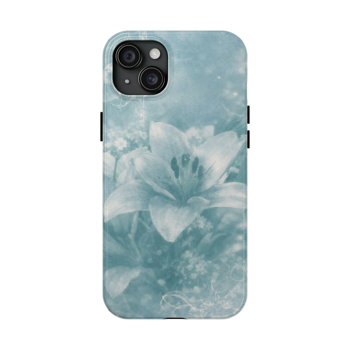 Teal Lily - Protective Phone Case