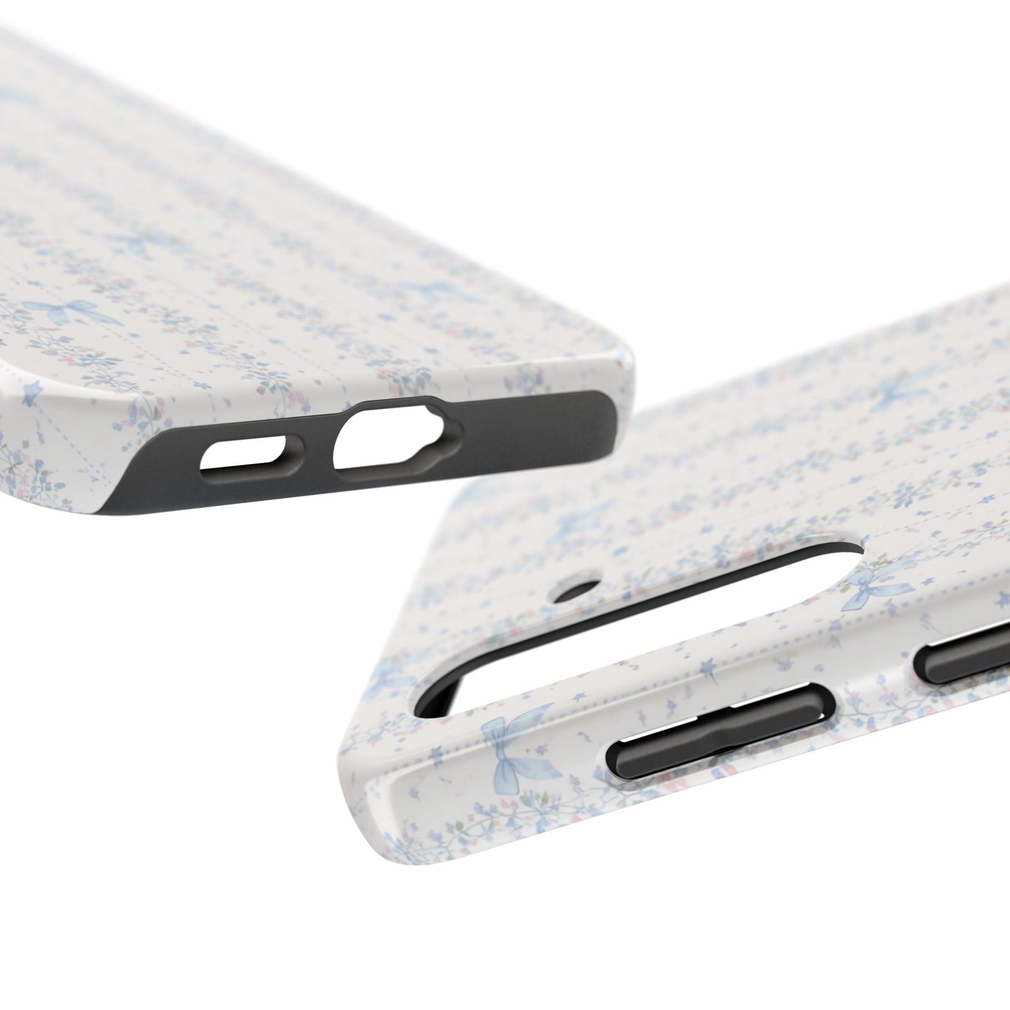 Bows and Stripes - Protective Phone Case