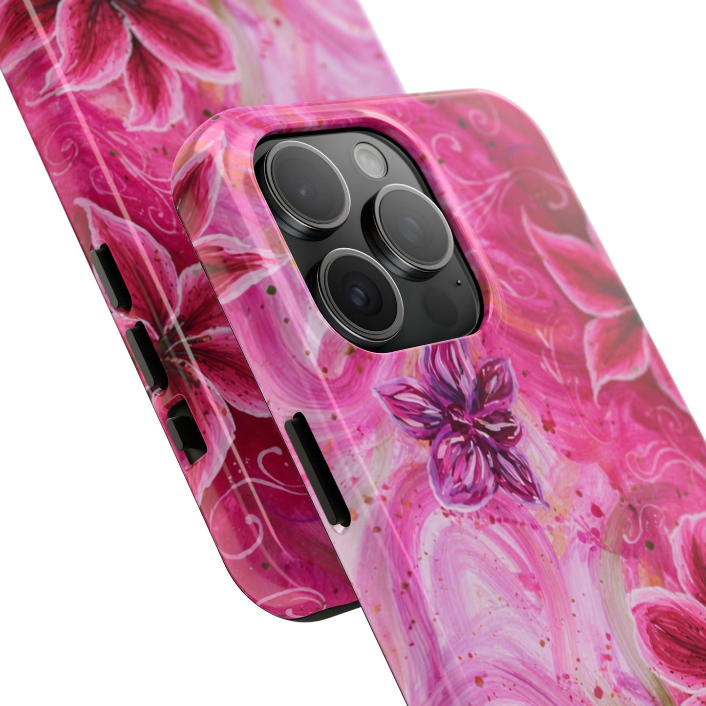 Watercolor Hibiscus - Protective Phone Case