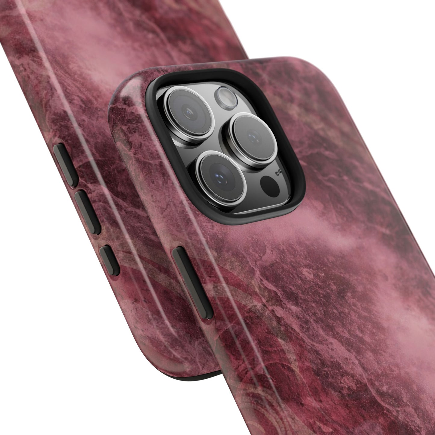 Marble Magenta - Protective Phone Case