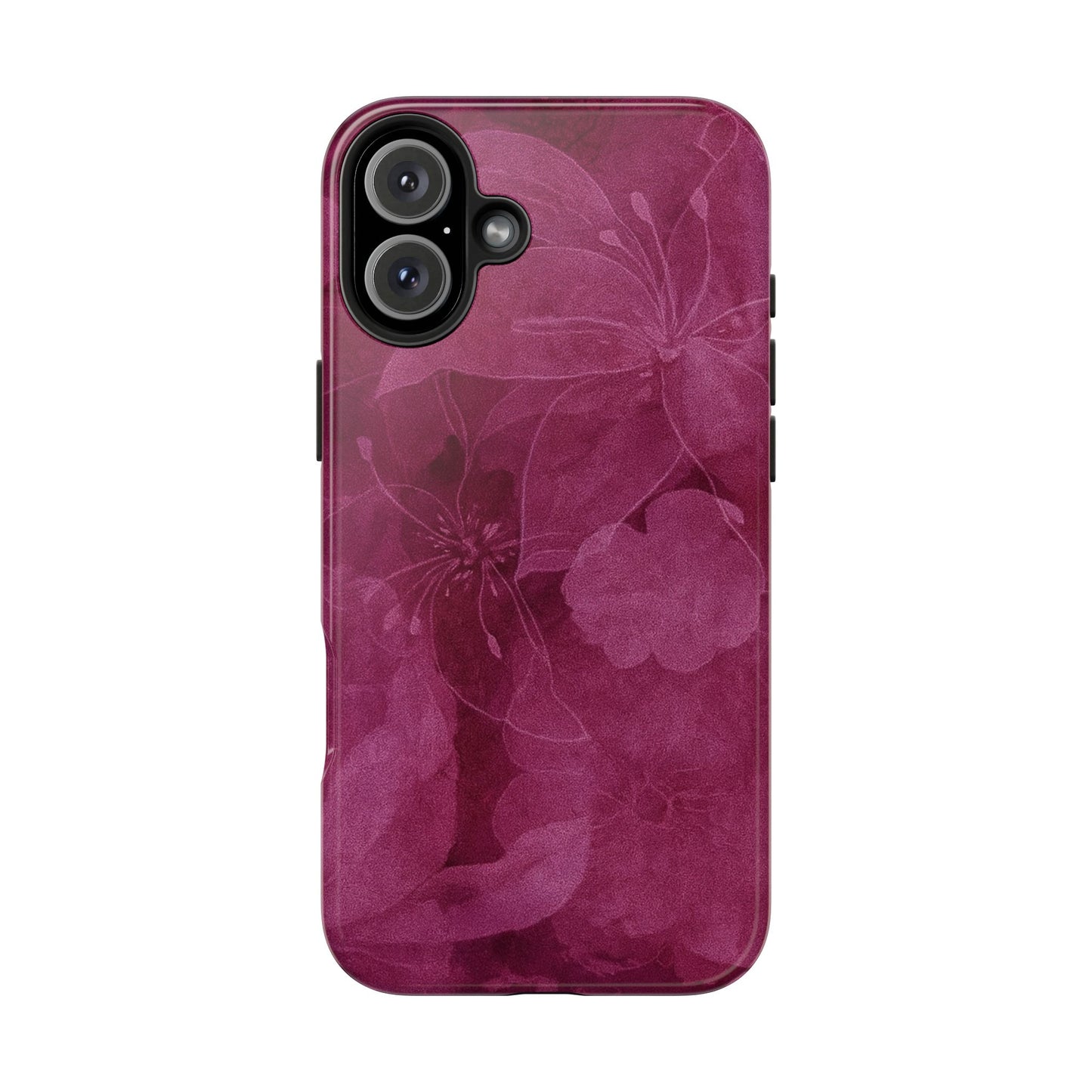 Magenta Petals - Protective Phone Case