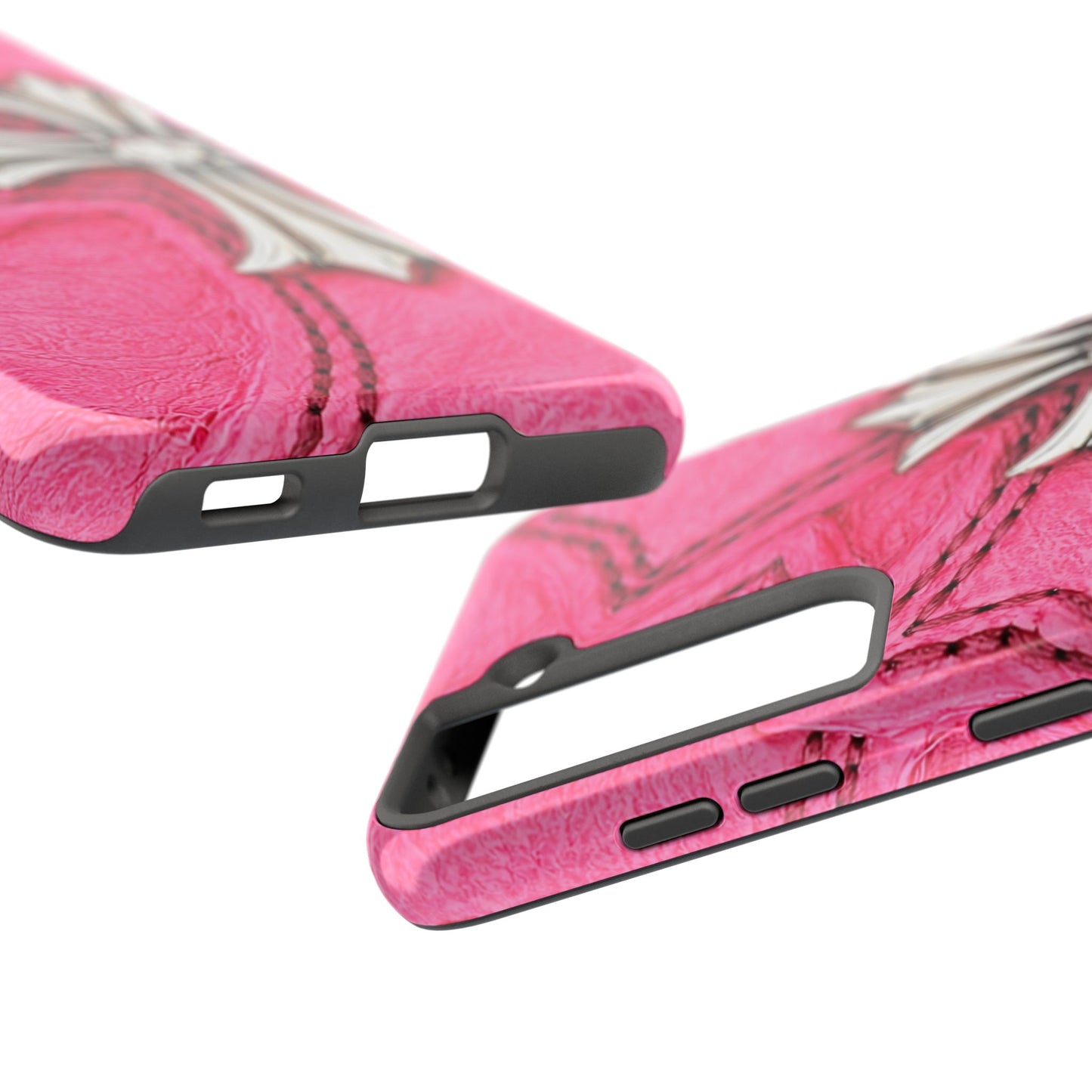 Pink Cross - Protective Phone Case