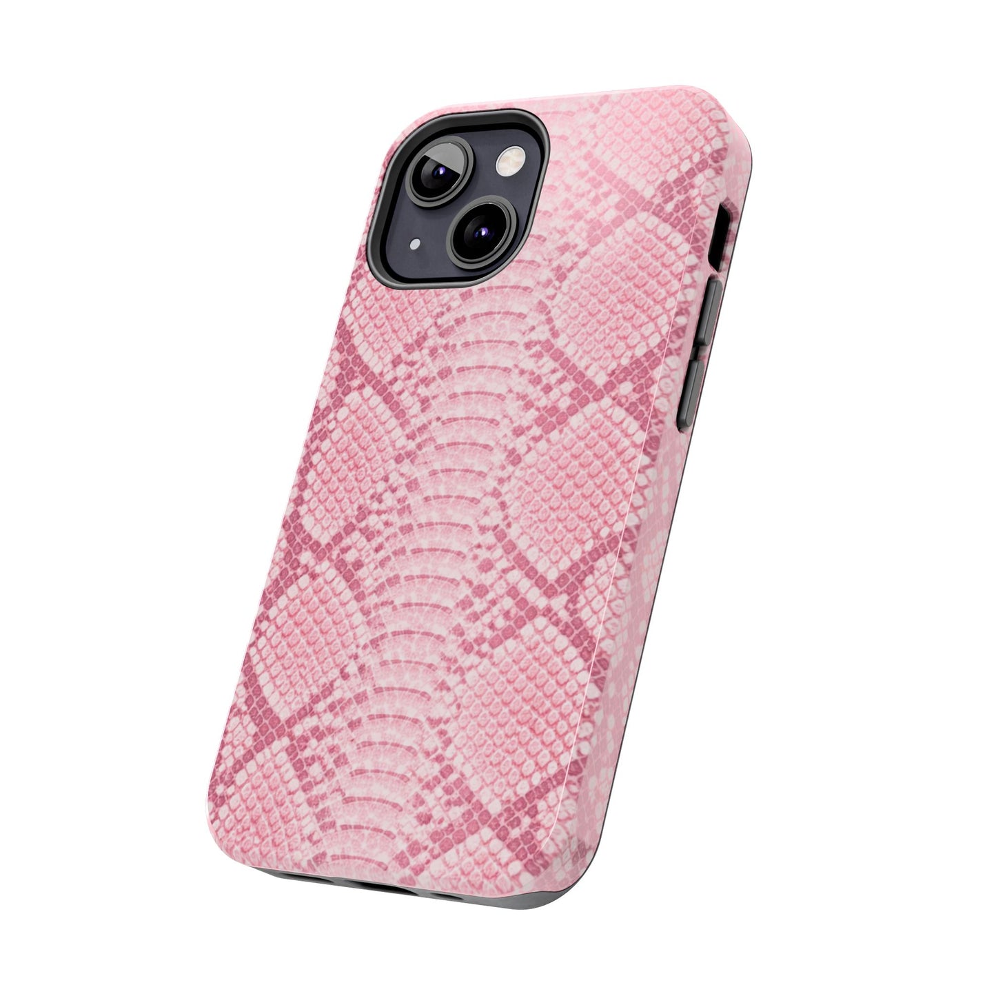 Pink Snake Skin - Protective Phone Case
