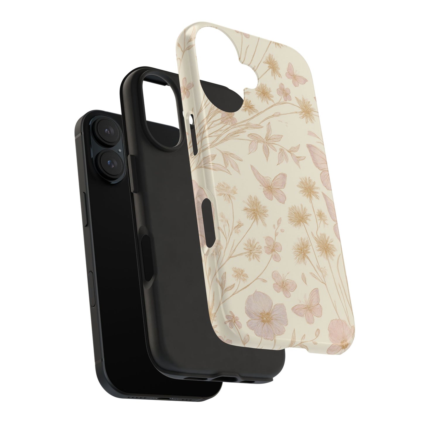 Floral Flutter - Protective Phone Case