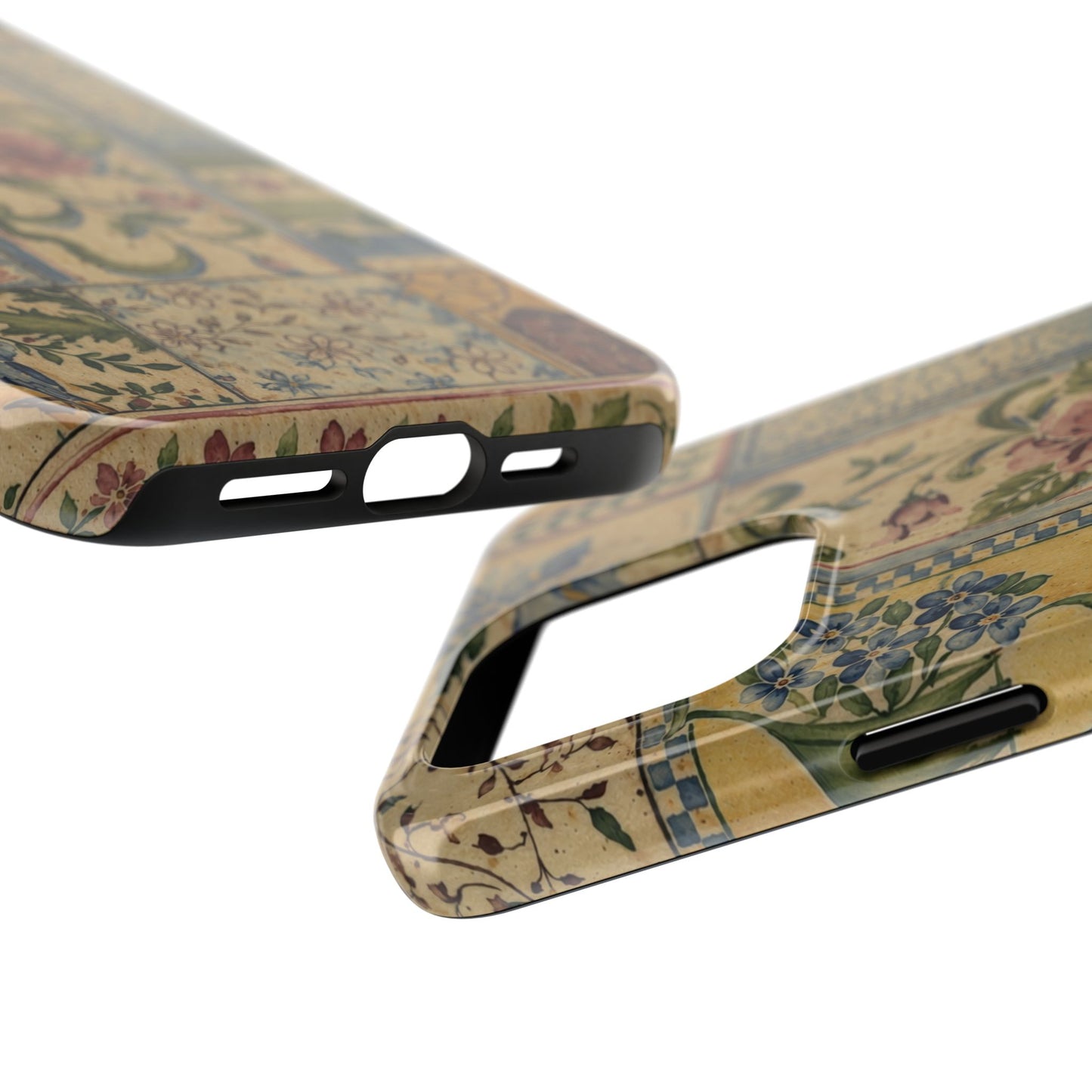 Vintage Floral Patchwork - Protective Phone Case