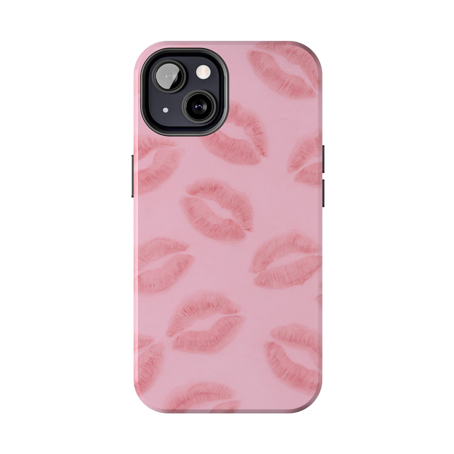 Pink Rosy Kisses - Protective Phone Case