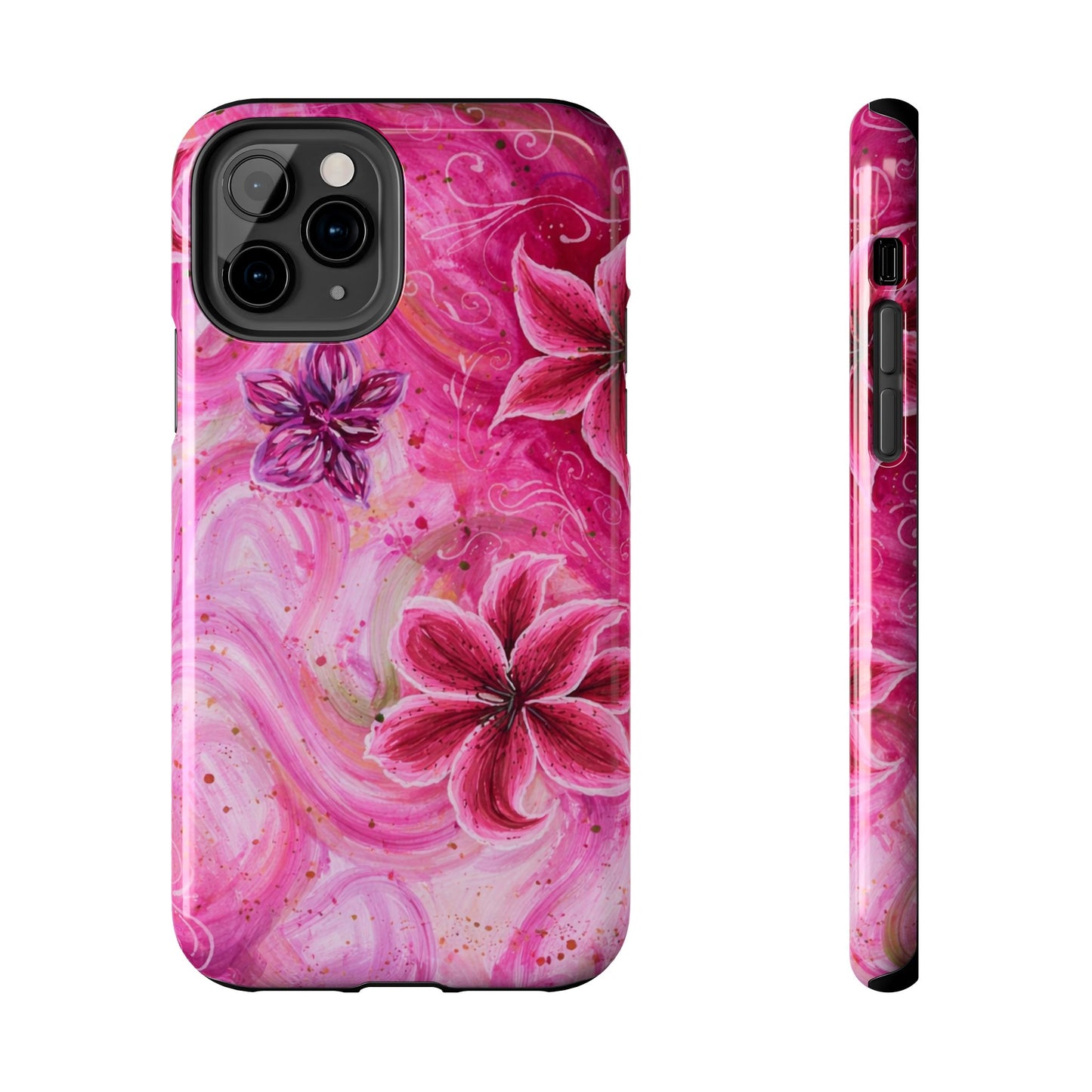 Watercolor Hibiscus - Protective Phone Case