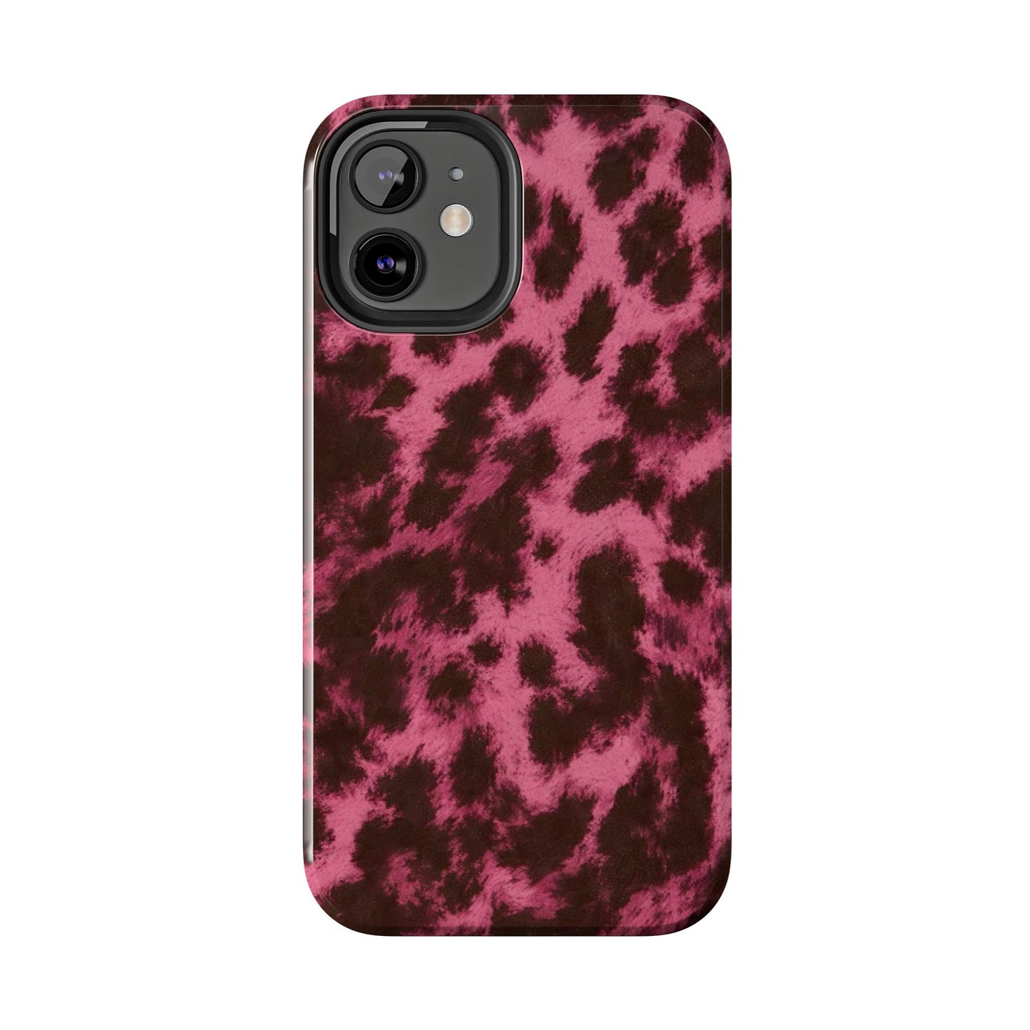 Pink Leopard Print - Protective Phone Case