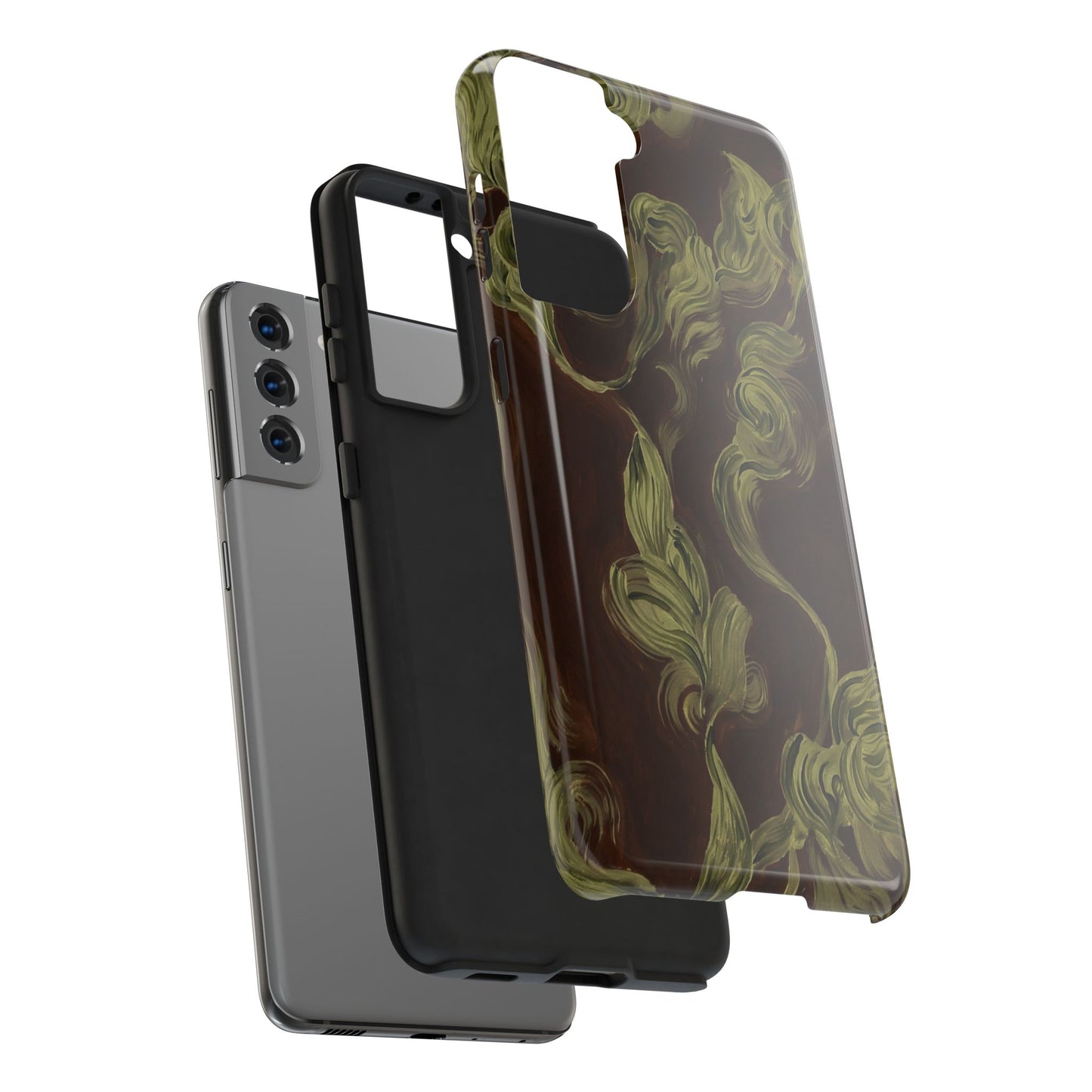 Magnolia Stained Glass - Protective Phone Case