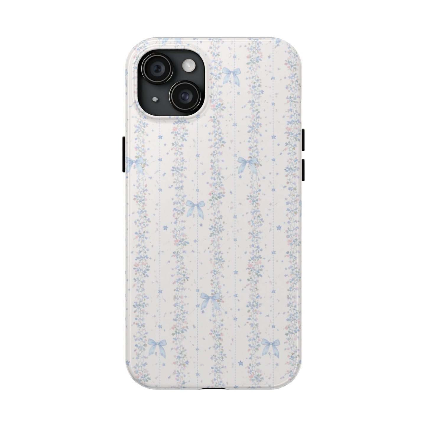 Bows and Stripes - Protective Phone Case