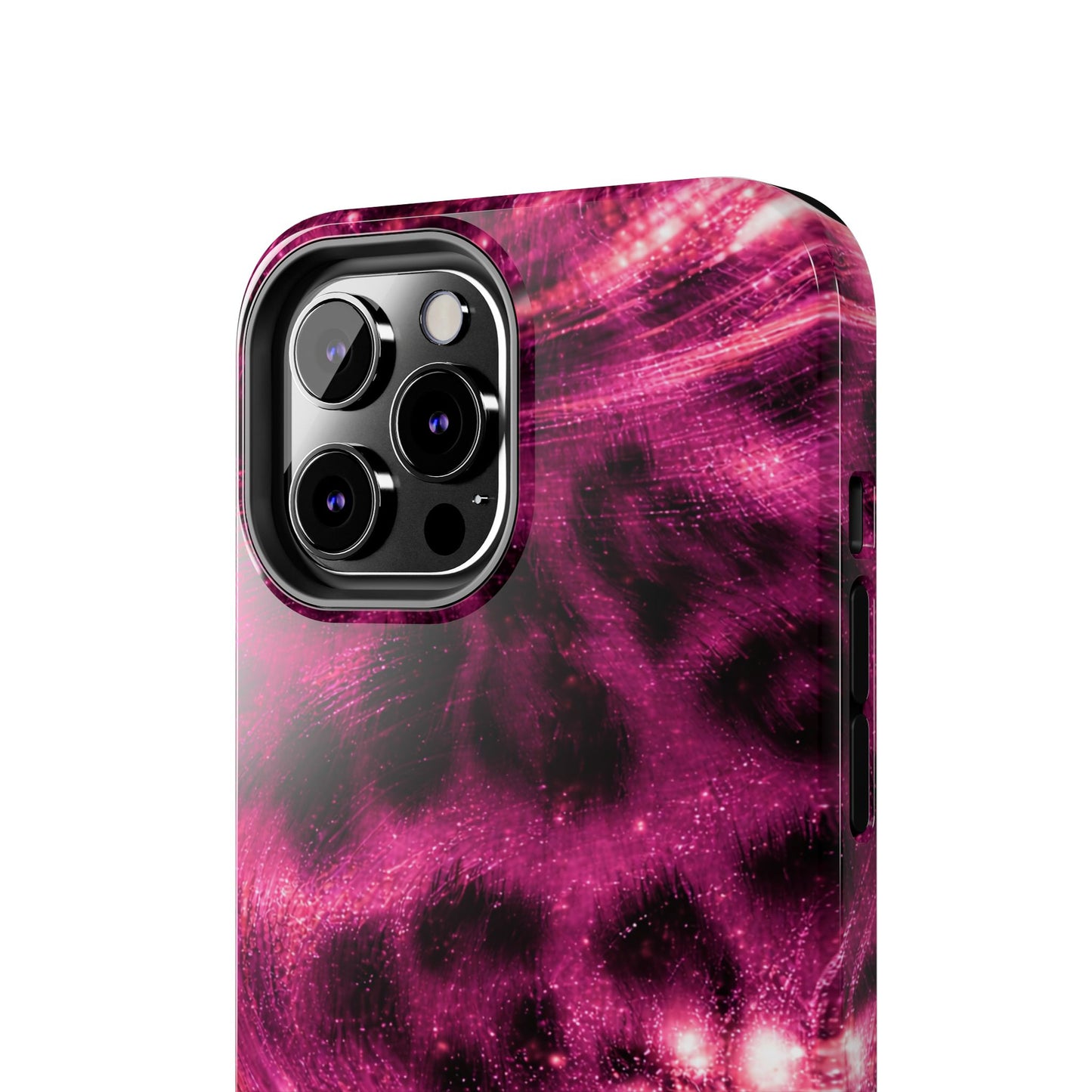 Magenta Y2K Leopard - Protective Phone Case