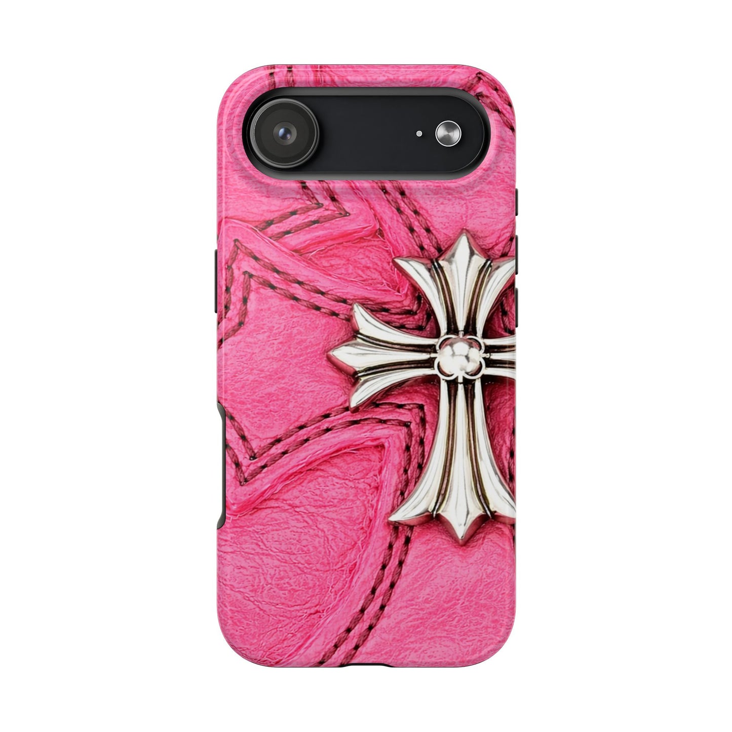 Pink Cross - Protective Phone Case