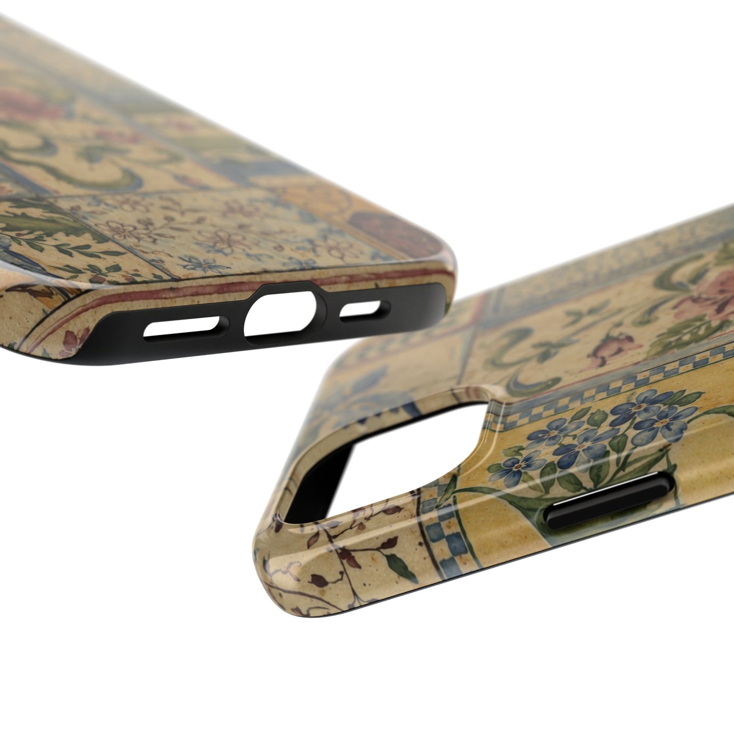 Vintage Floral Patchwork - Protective Phone Case