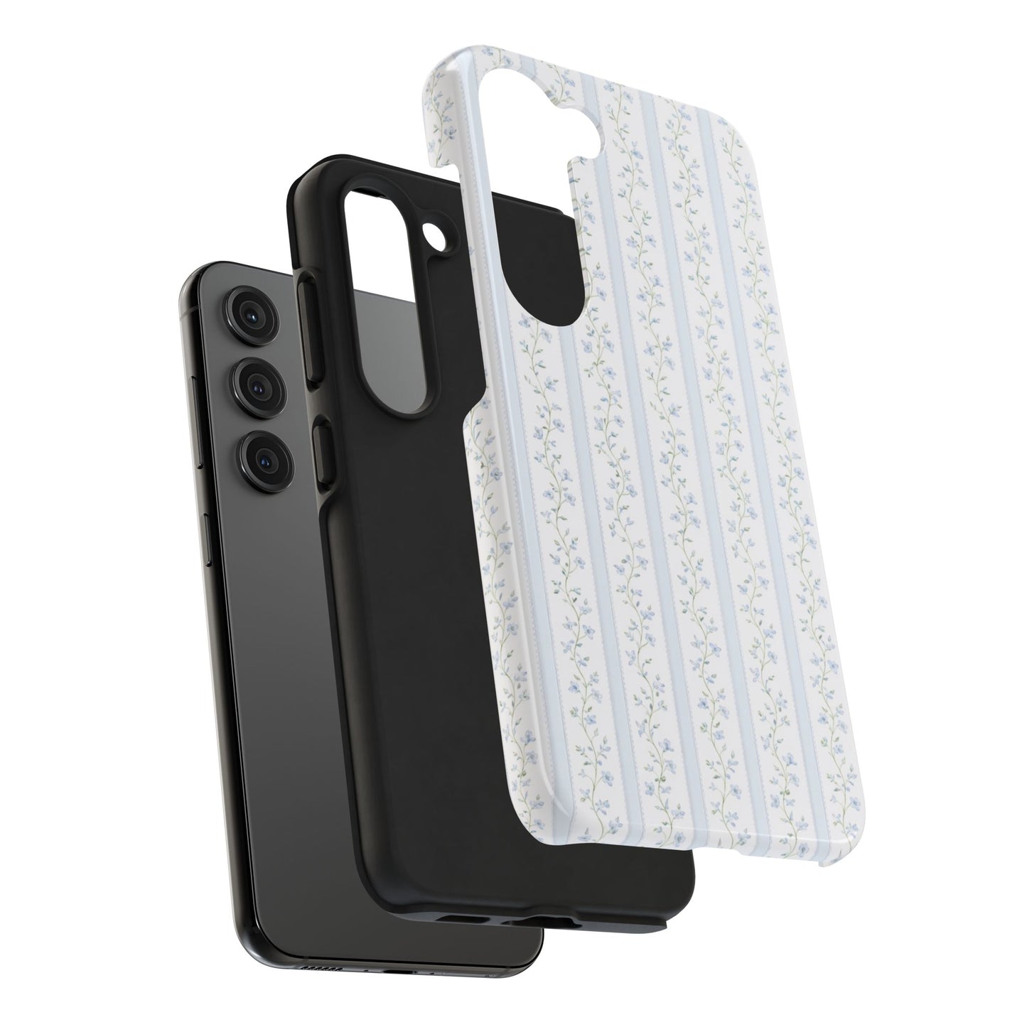 Vintage Blue Vine - Protective Phone Case