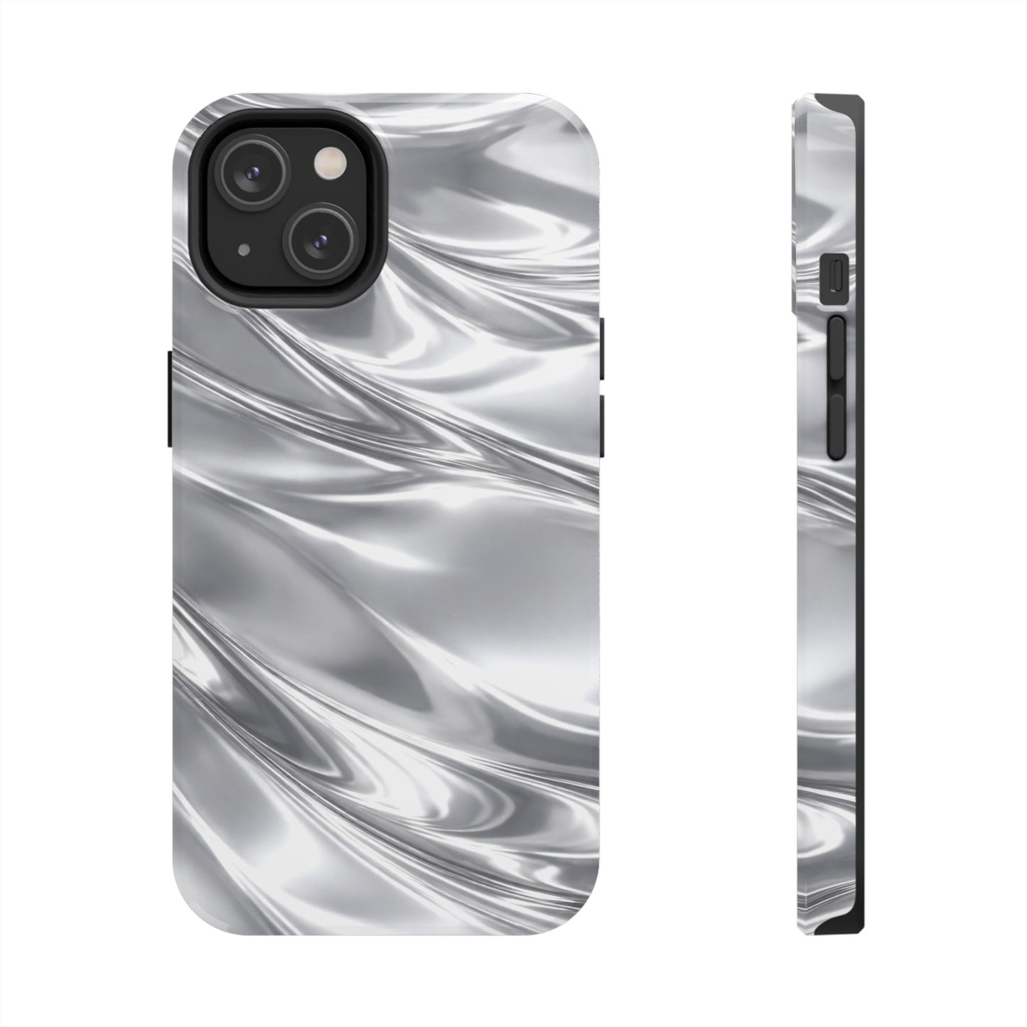 Silver Metallic - Protective Phone Case