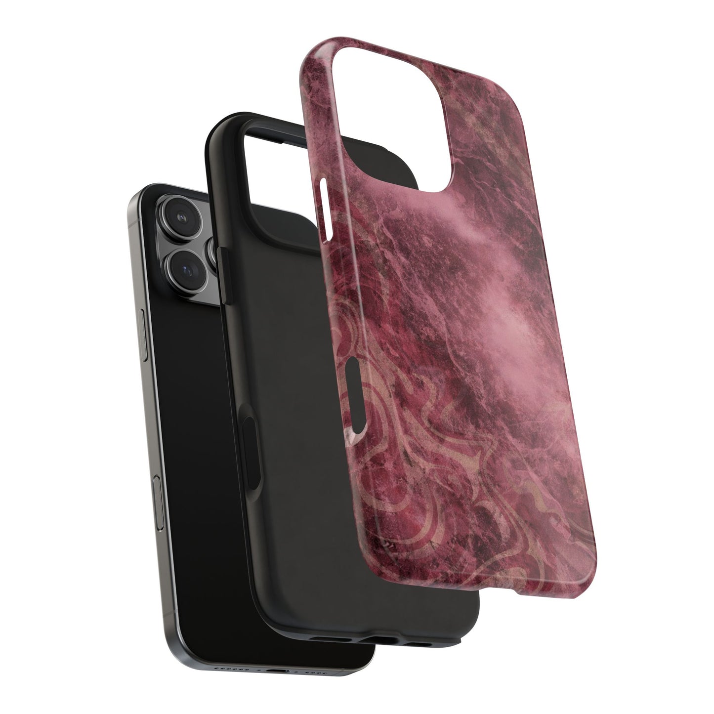Marble Magenta - Protective Phone Case