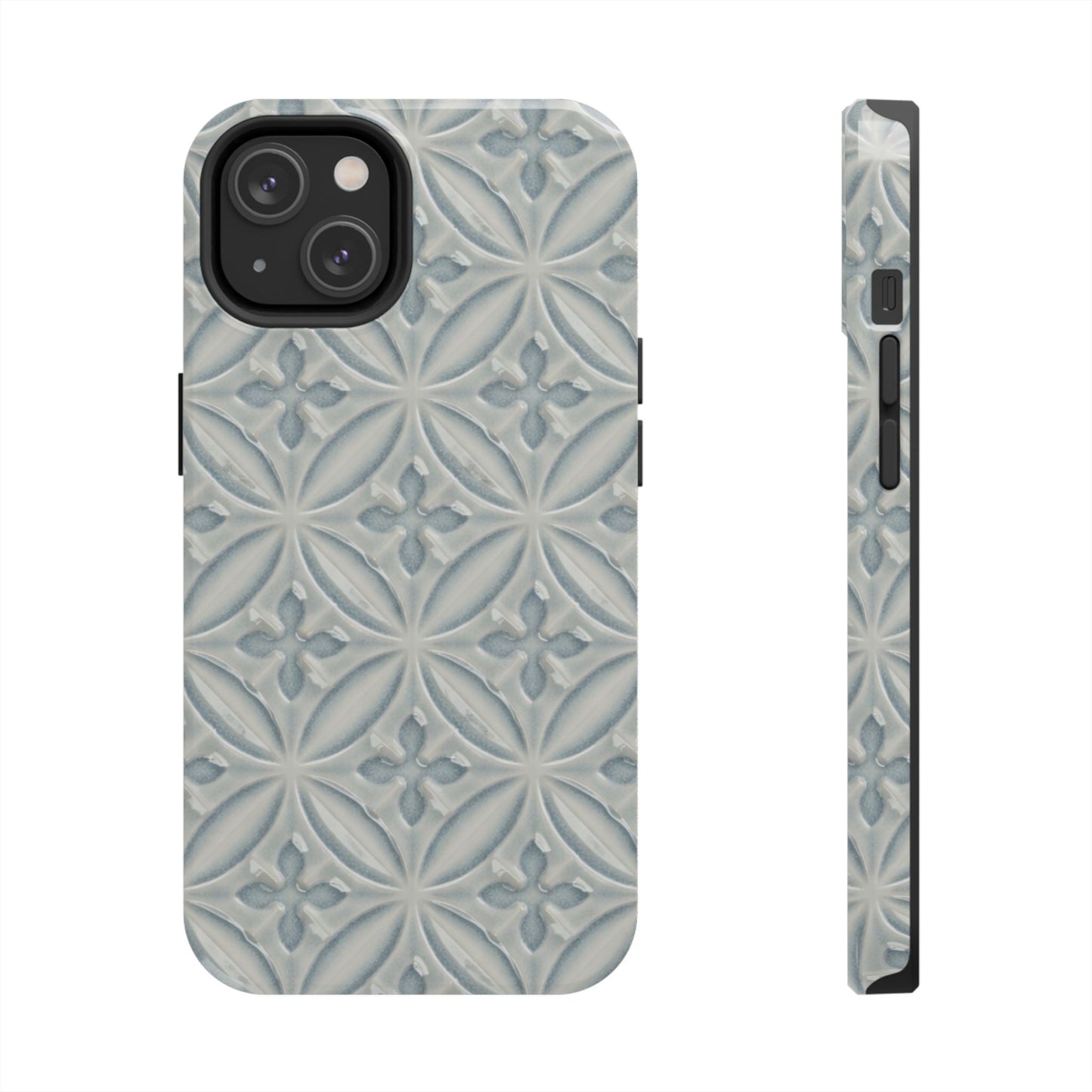 Vintage Blue Tile - Protective Phone Case