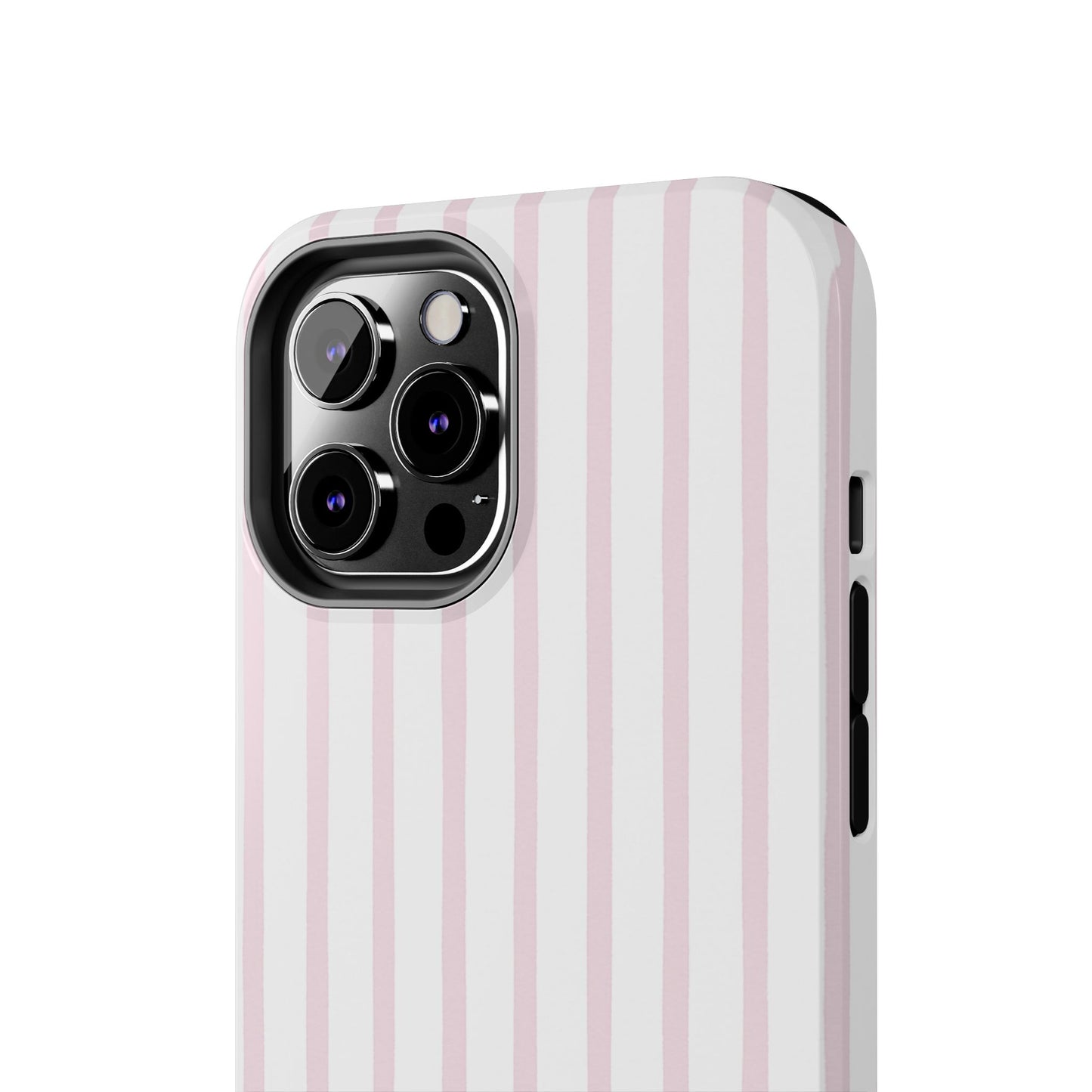 Pink Vertical Stripes - Protective Phone Case