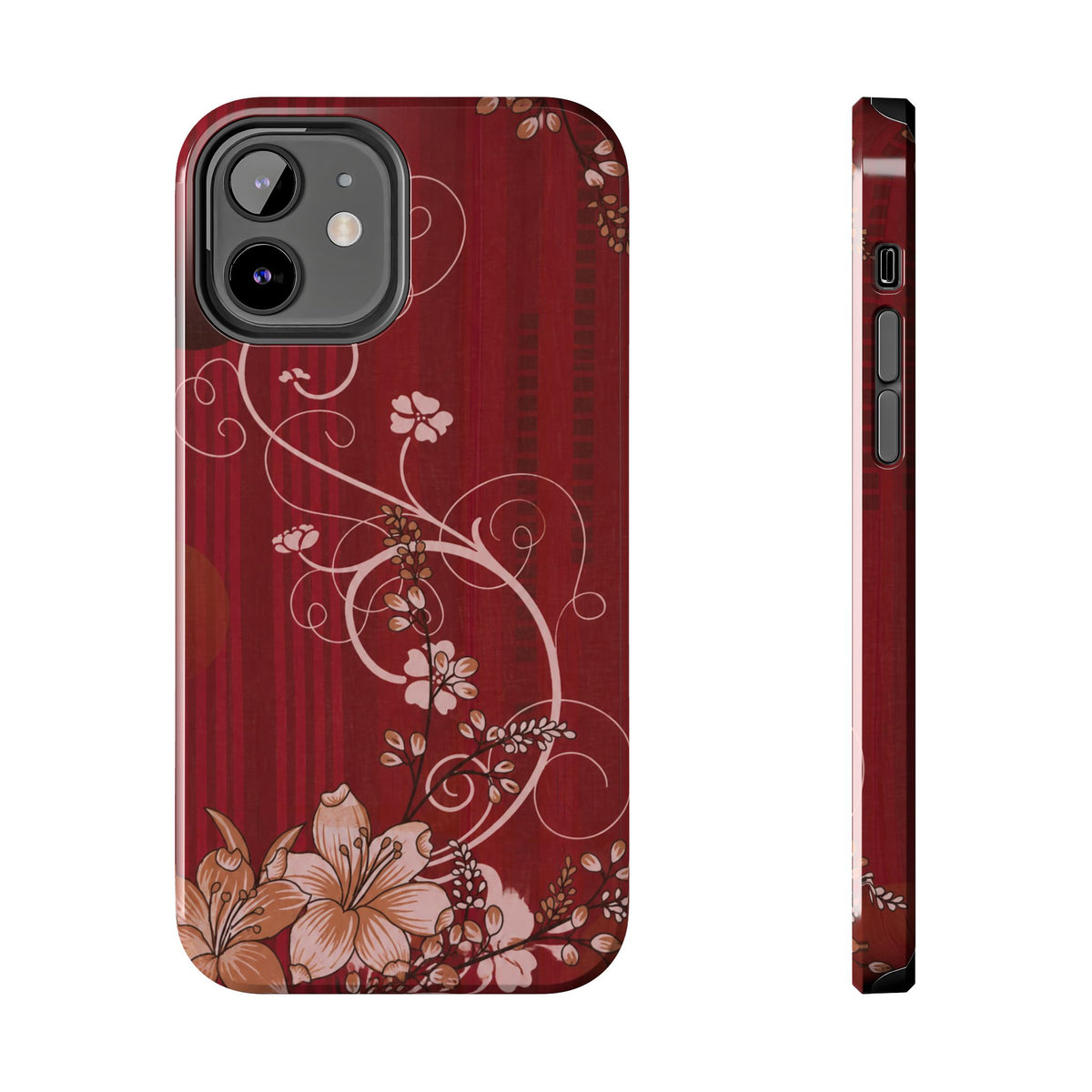 Crimson Bloom - Protective Phone Case