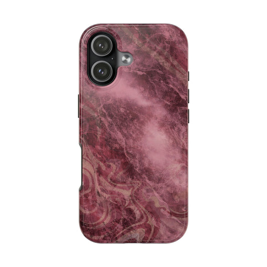Marble Magenta - Protective Phone Case