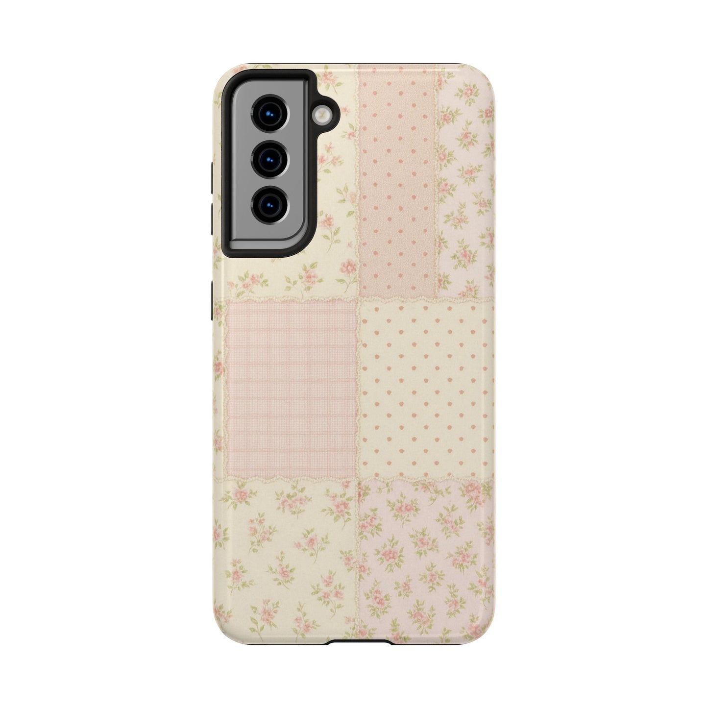 Floral Patchwork Quilt - Protective Phone Case