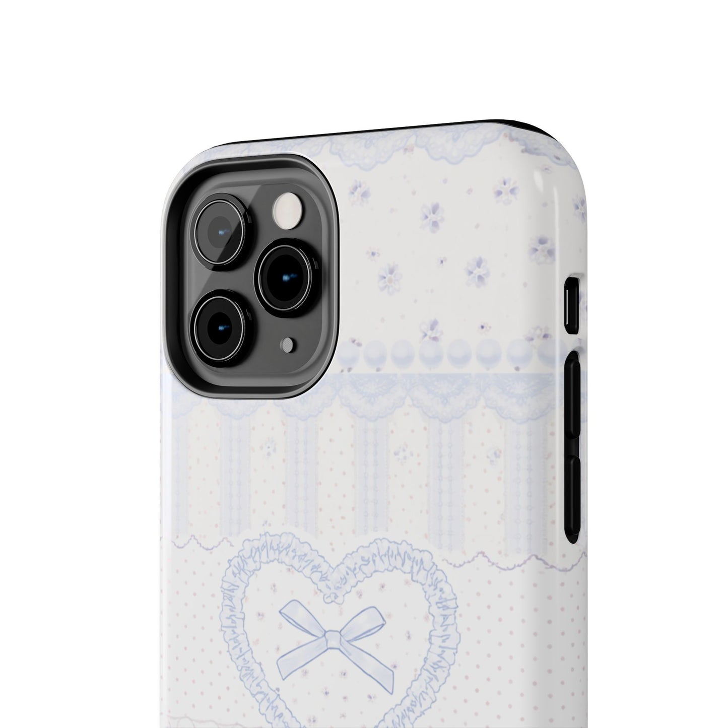 Coquette Blue Lace - Protective Phone Case