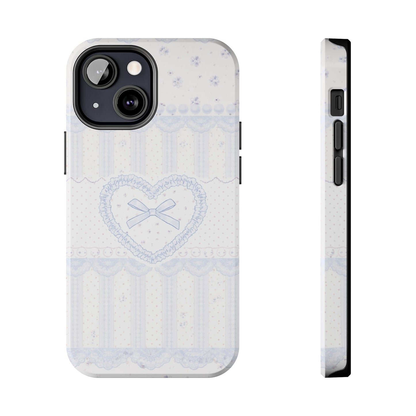 Coquette Blue Lace - Protective Phone Case
