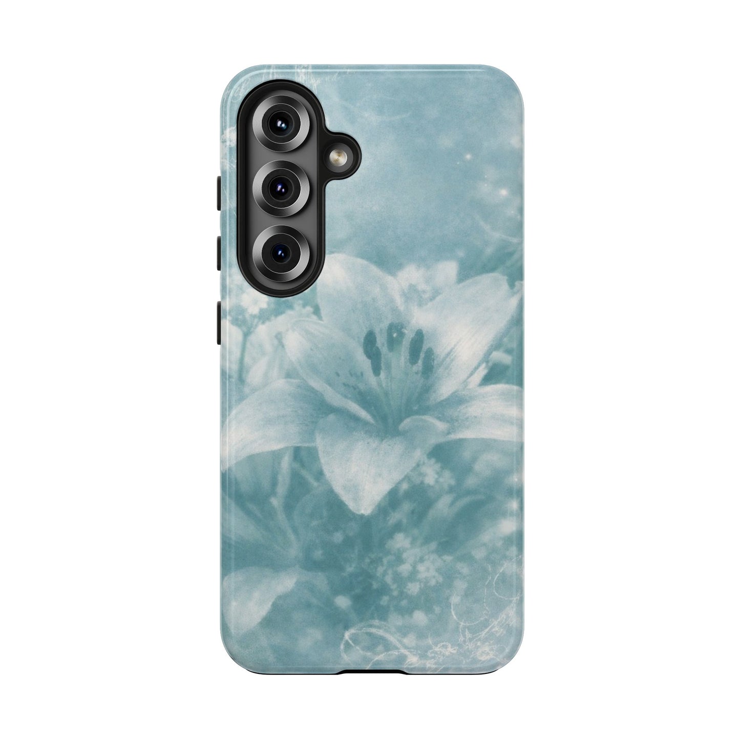 Teal Lily - Protective Phone Case