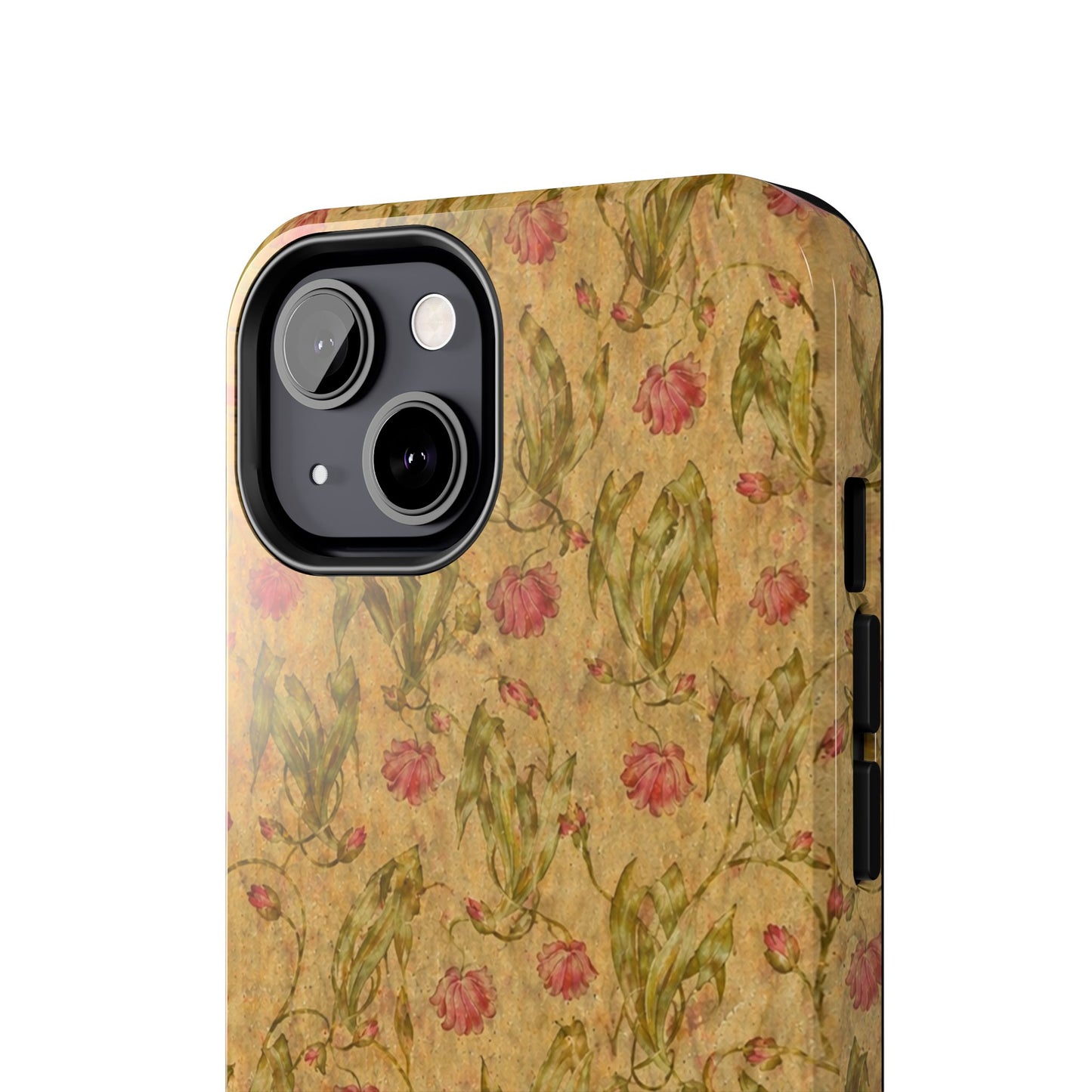 Roses on Aged Paper - Protective Phone Case