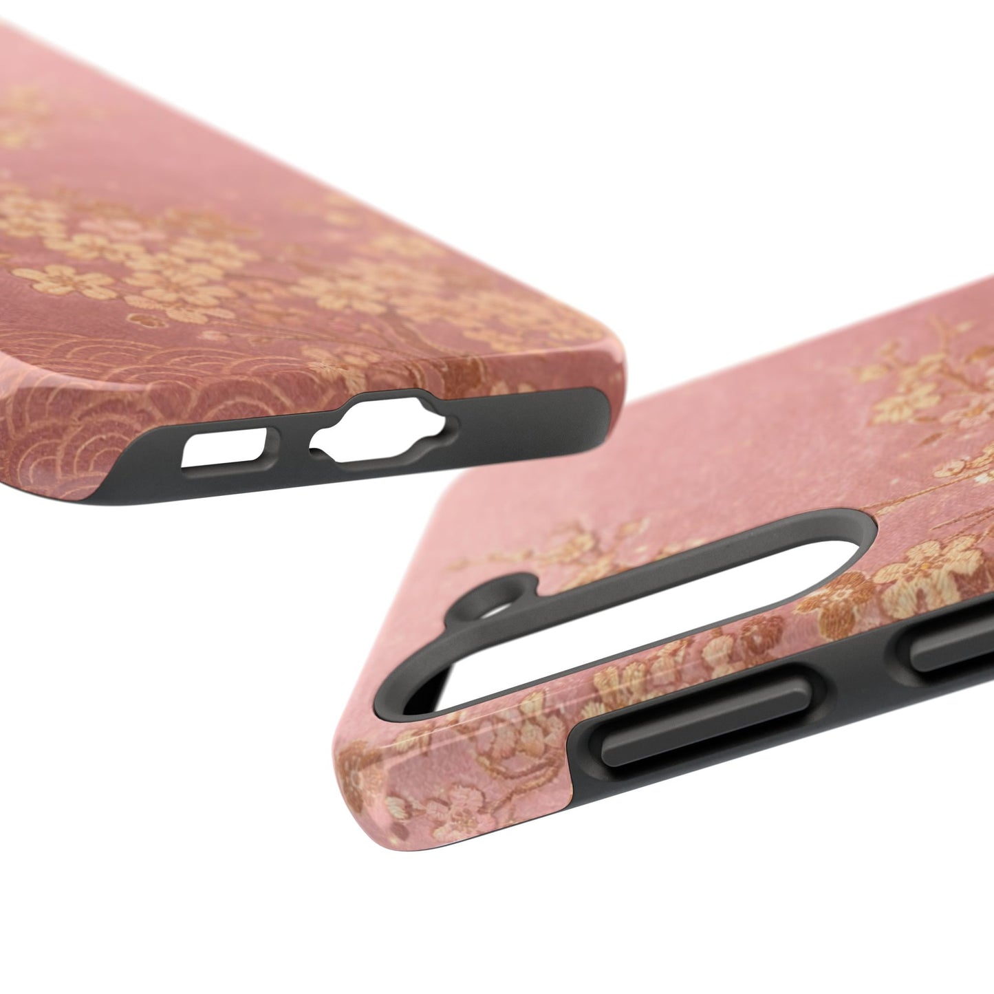 Pink Gold Cherry Blossom - Protective Phone Case