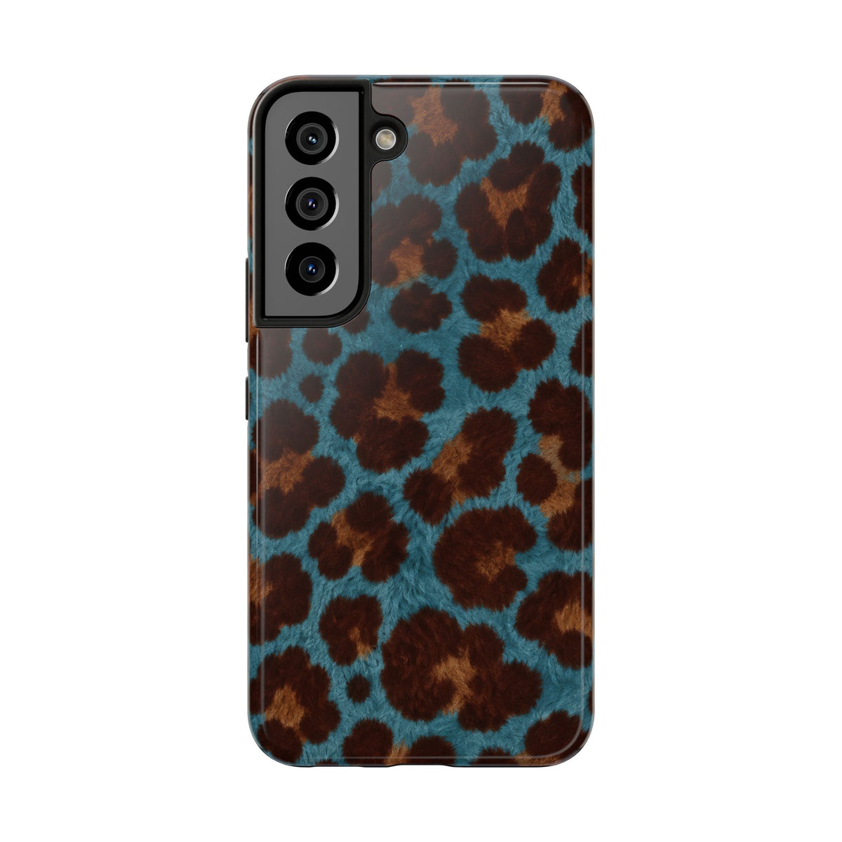 Teal Leopard - Protective Phone Case