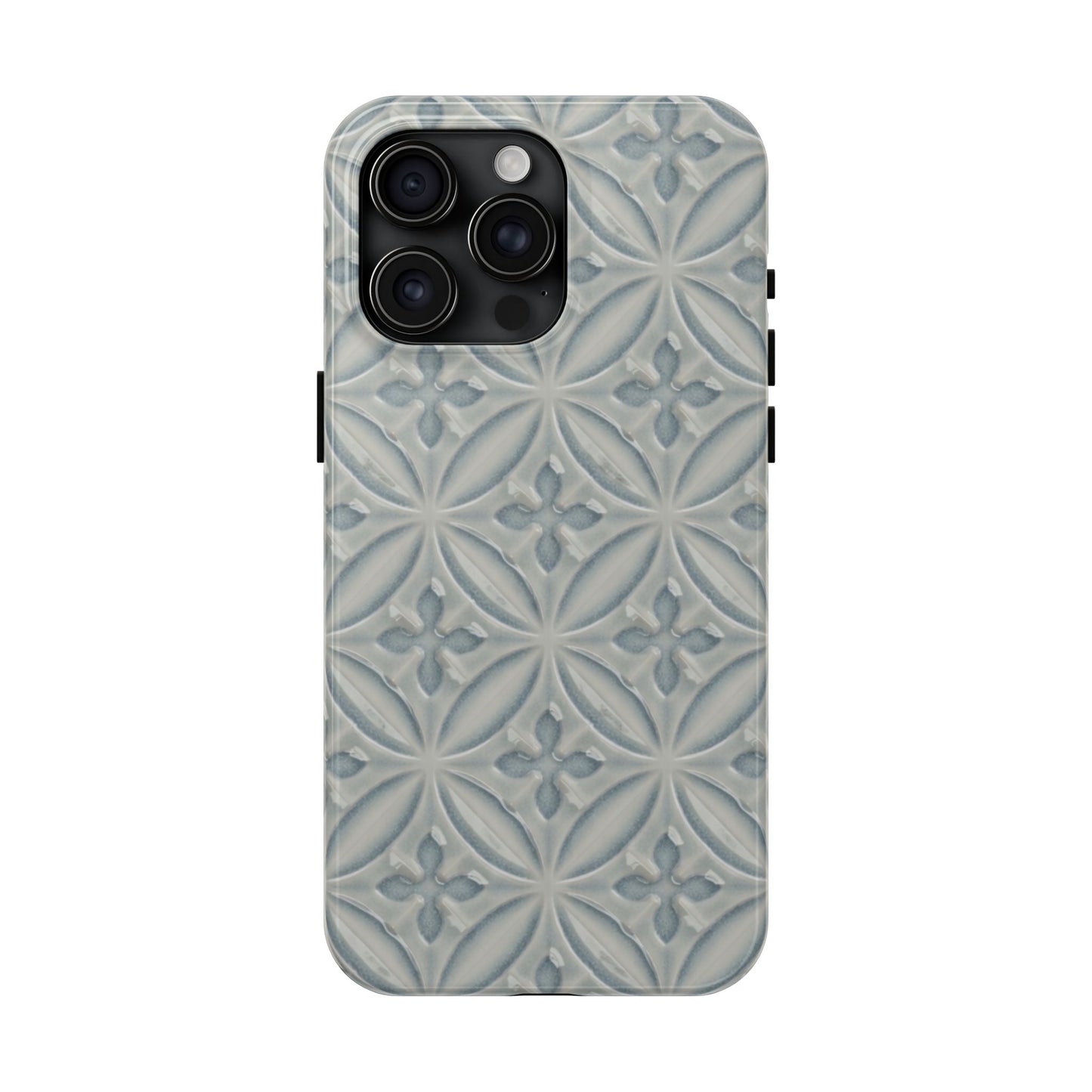 Vintage Blue Tile - Protective Phone Case