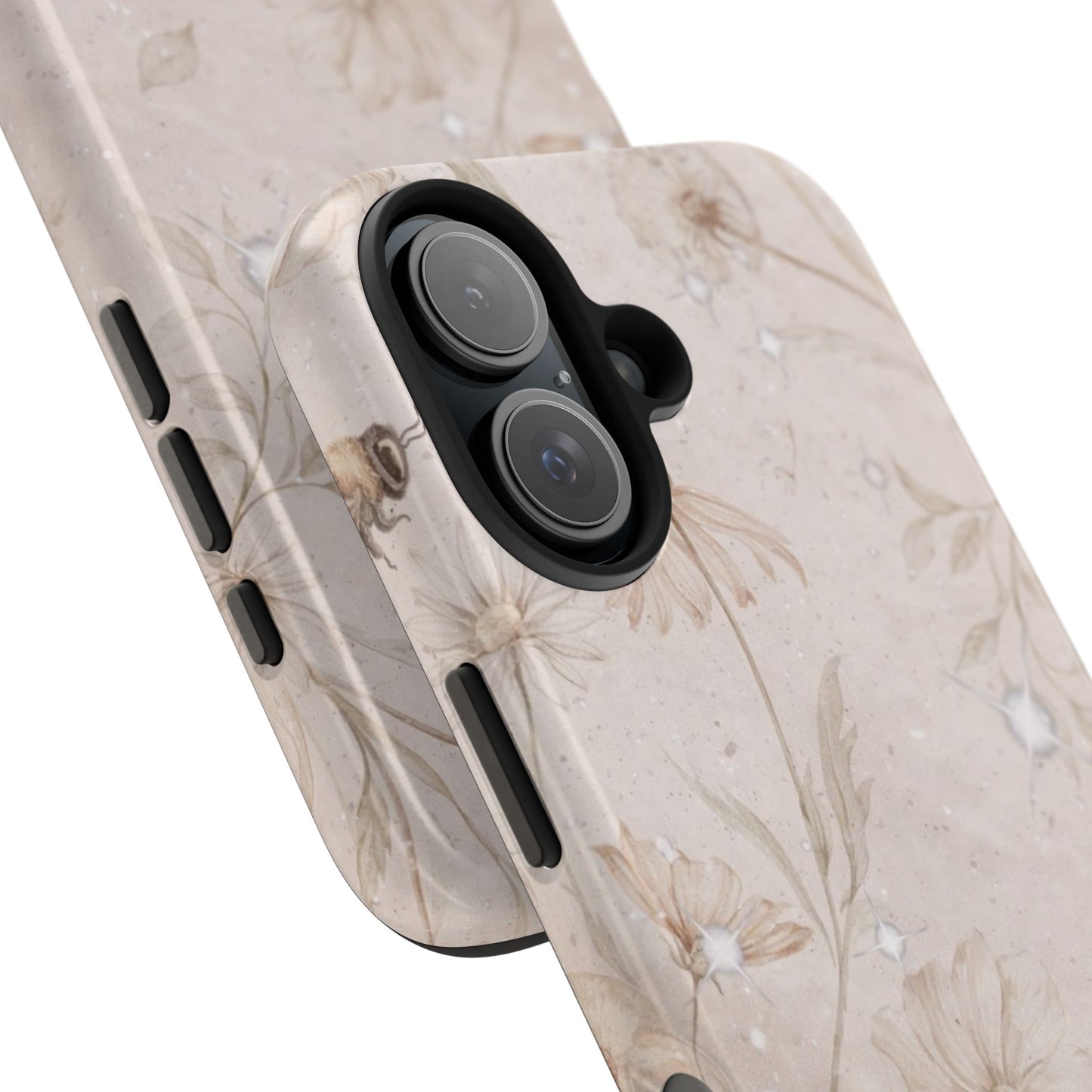 Beige Bloom - Protective Phone Case