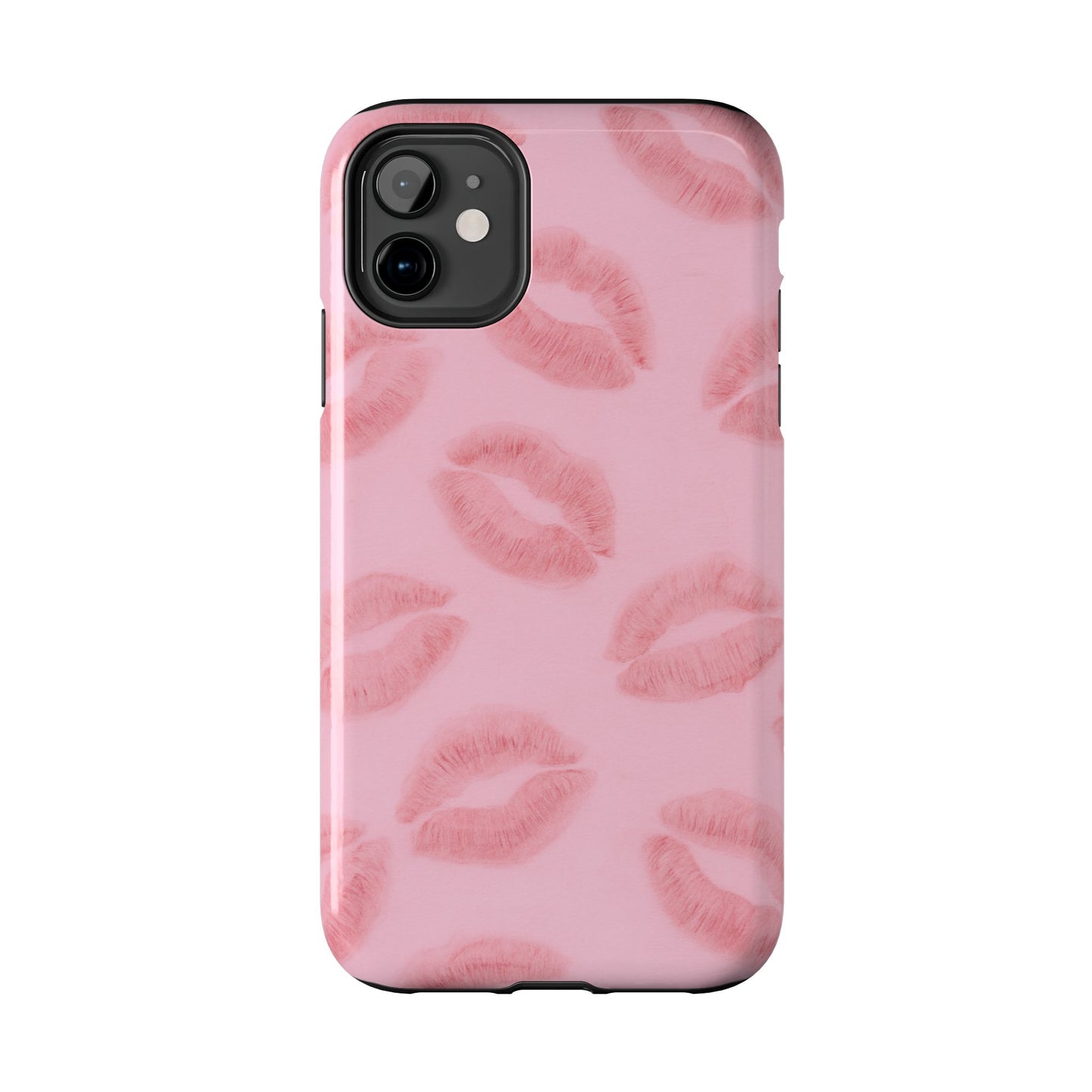 Pink Rosy Kisses - Protective Phone Case