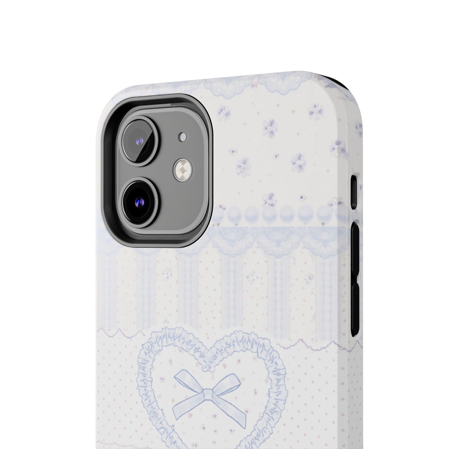 Coquette Blue Lace - Protective Phone Case