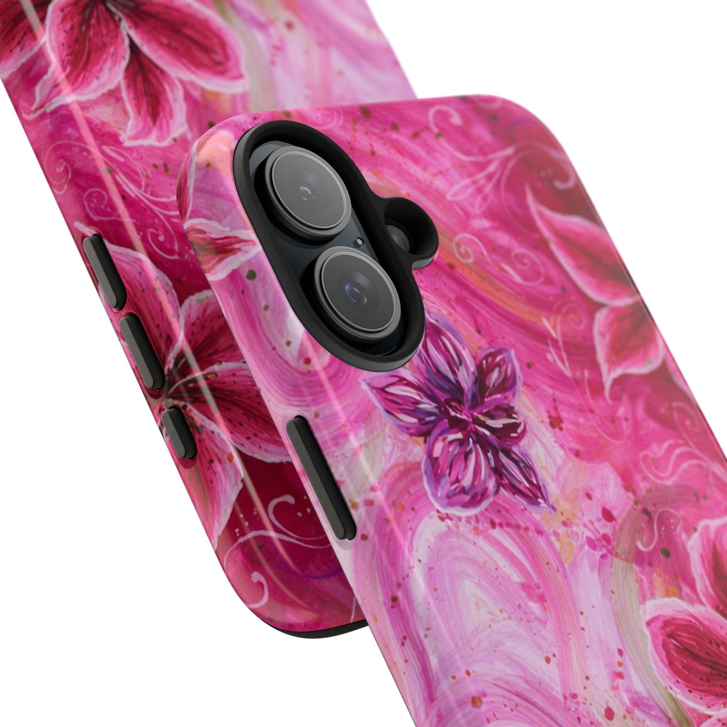 Watercolor Hibiscus - Protective Phone Case