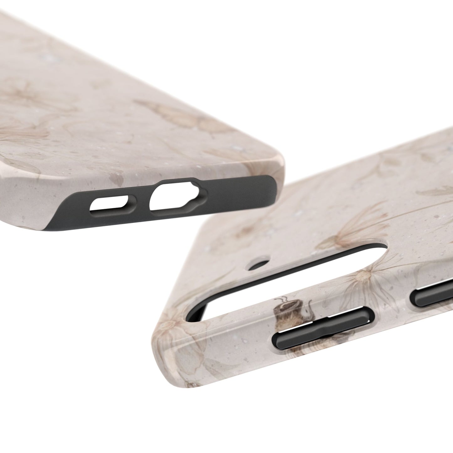 Beige Bloom - Protective Phone Case