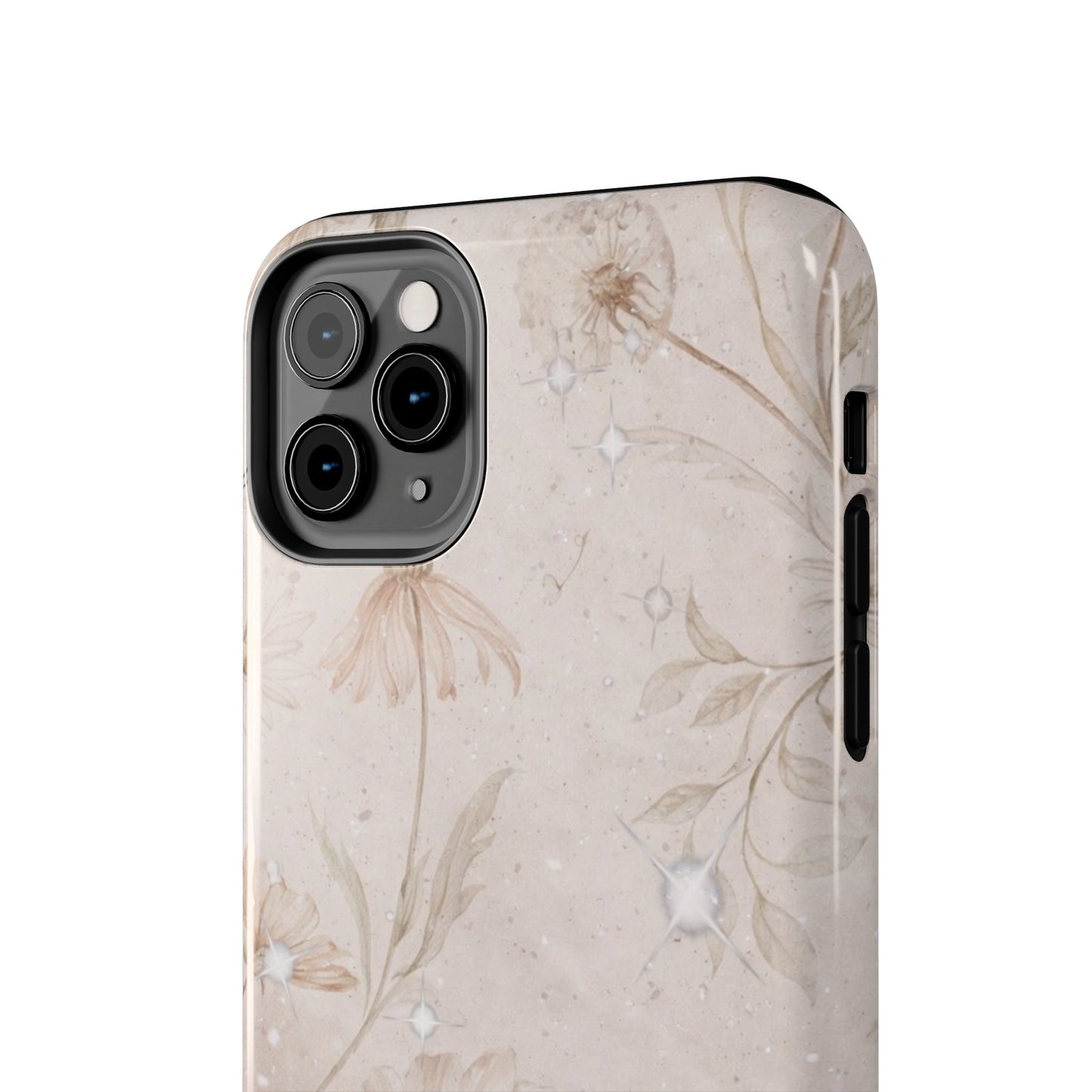 Beige Bloom - Protective Phone Case