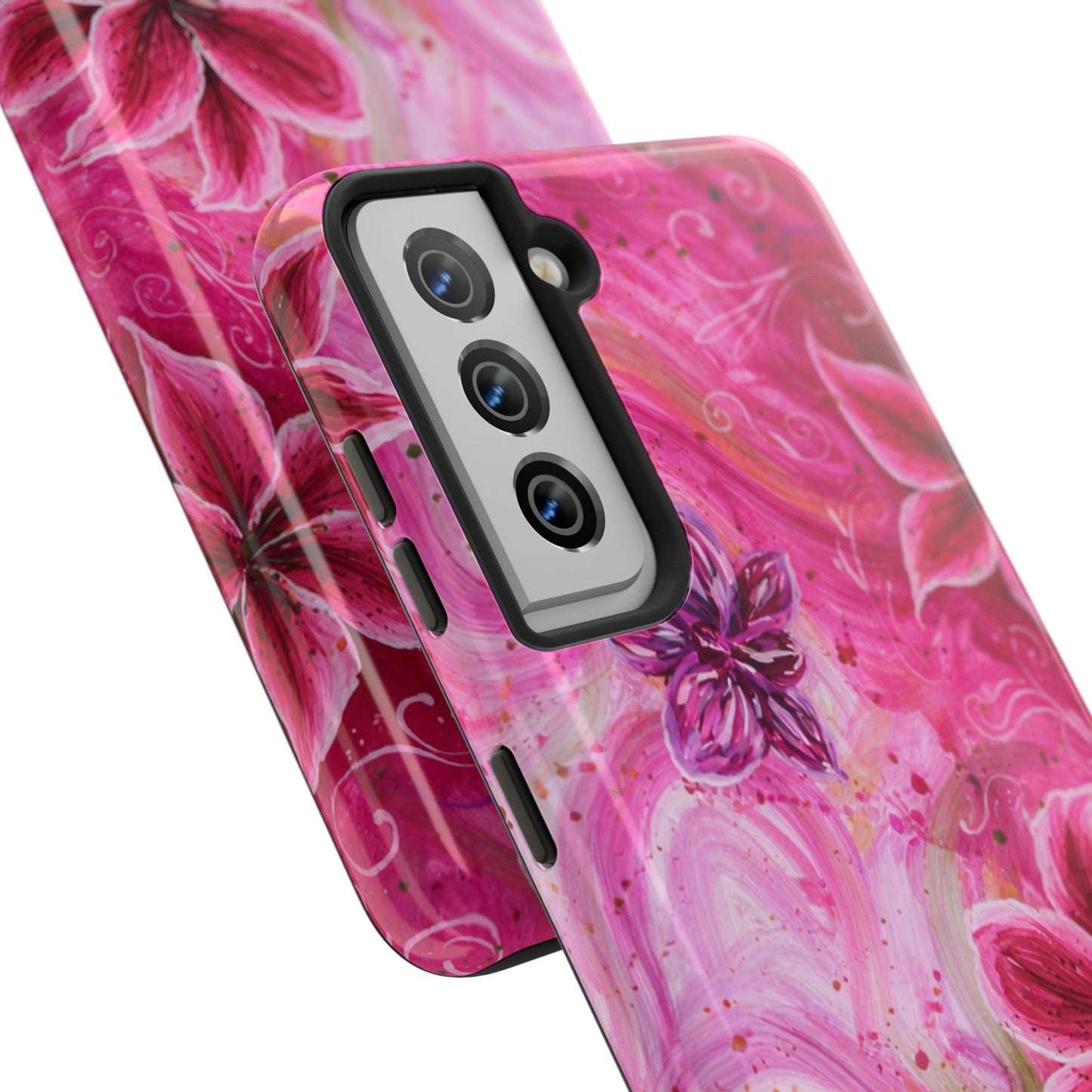 Watercolor Hibiscus - Protective Phone Case