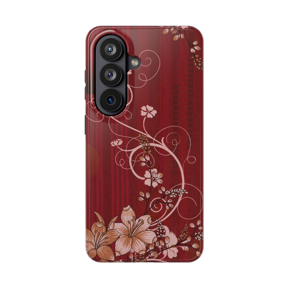 Crimson Bloom - Protective Phone Case