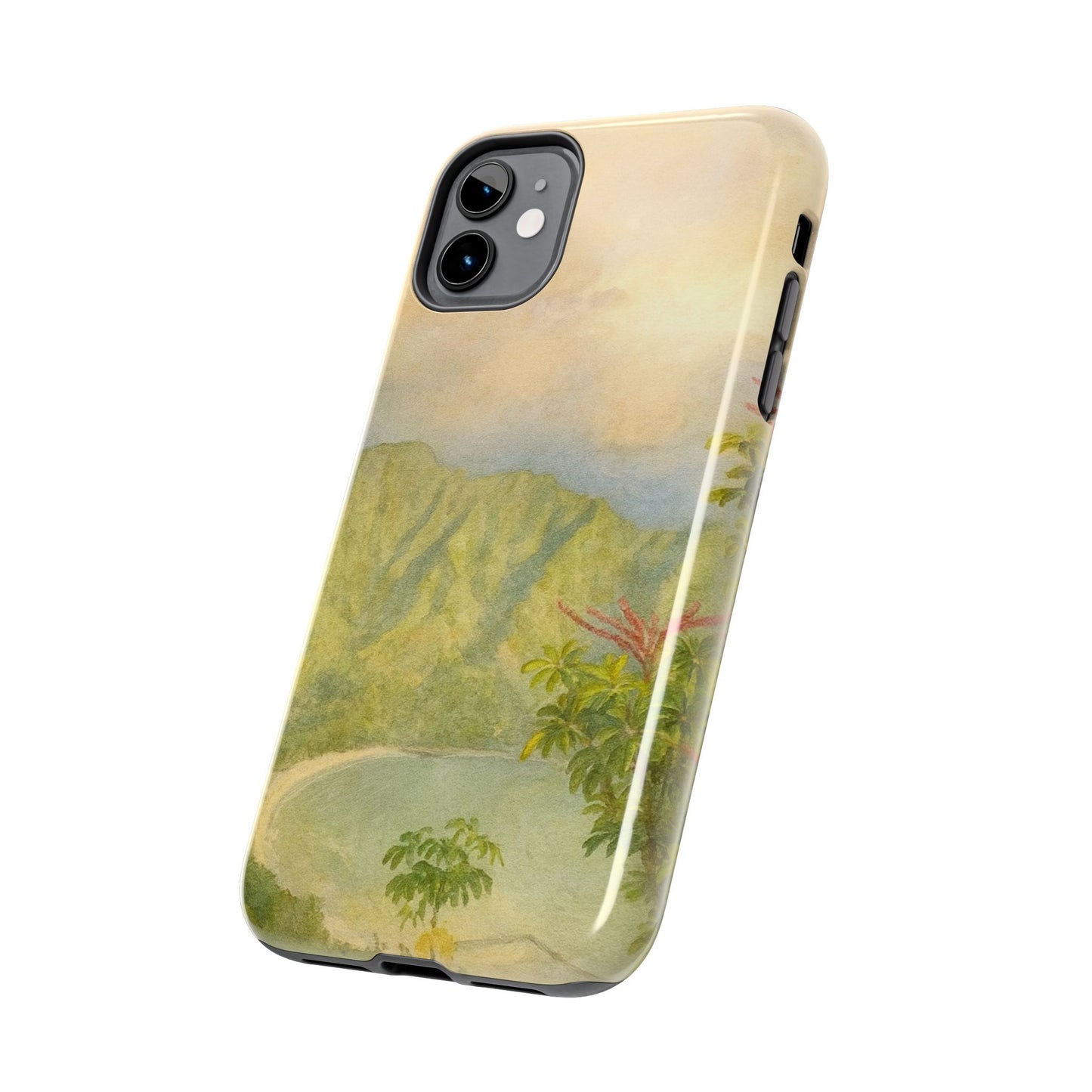 Vintage Tropical Beach - Protective Phone Case