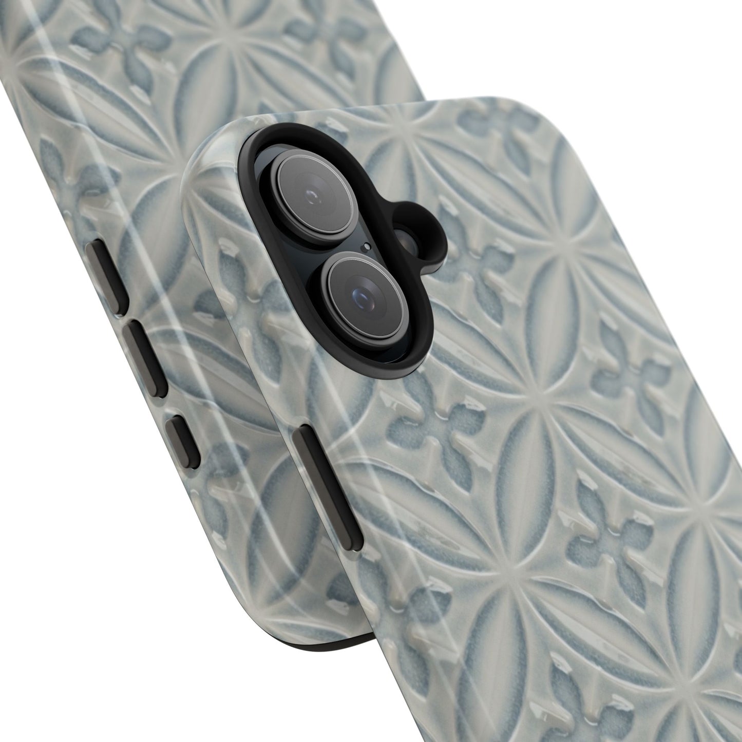 Vintage Blue Tile - Protective Phone Case