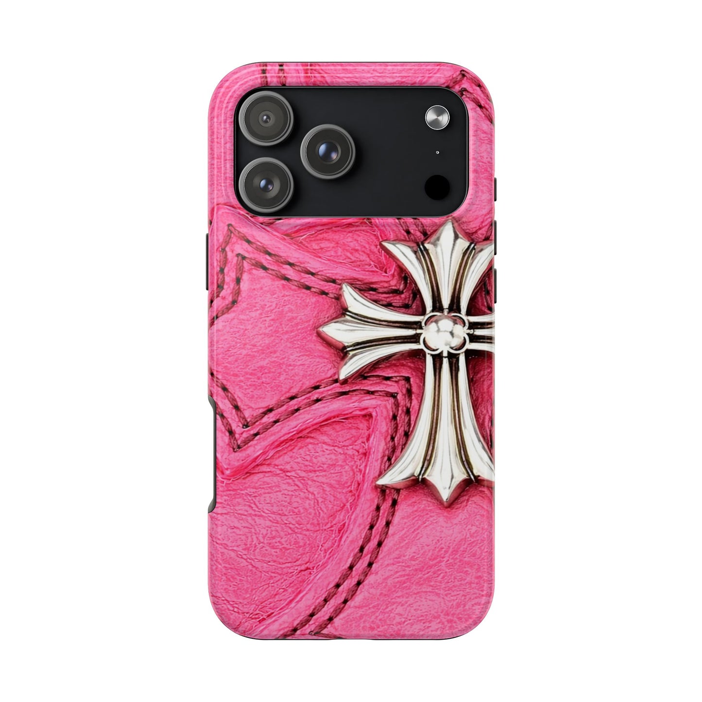 Pink Cross - Protective Phone Case