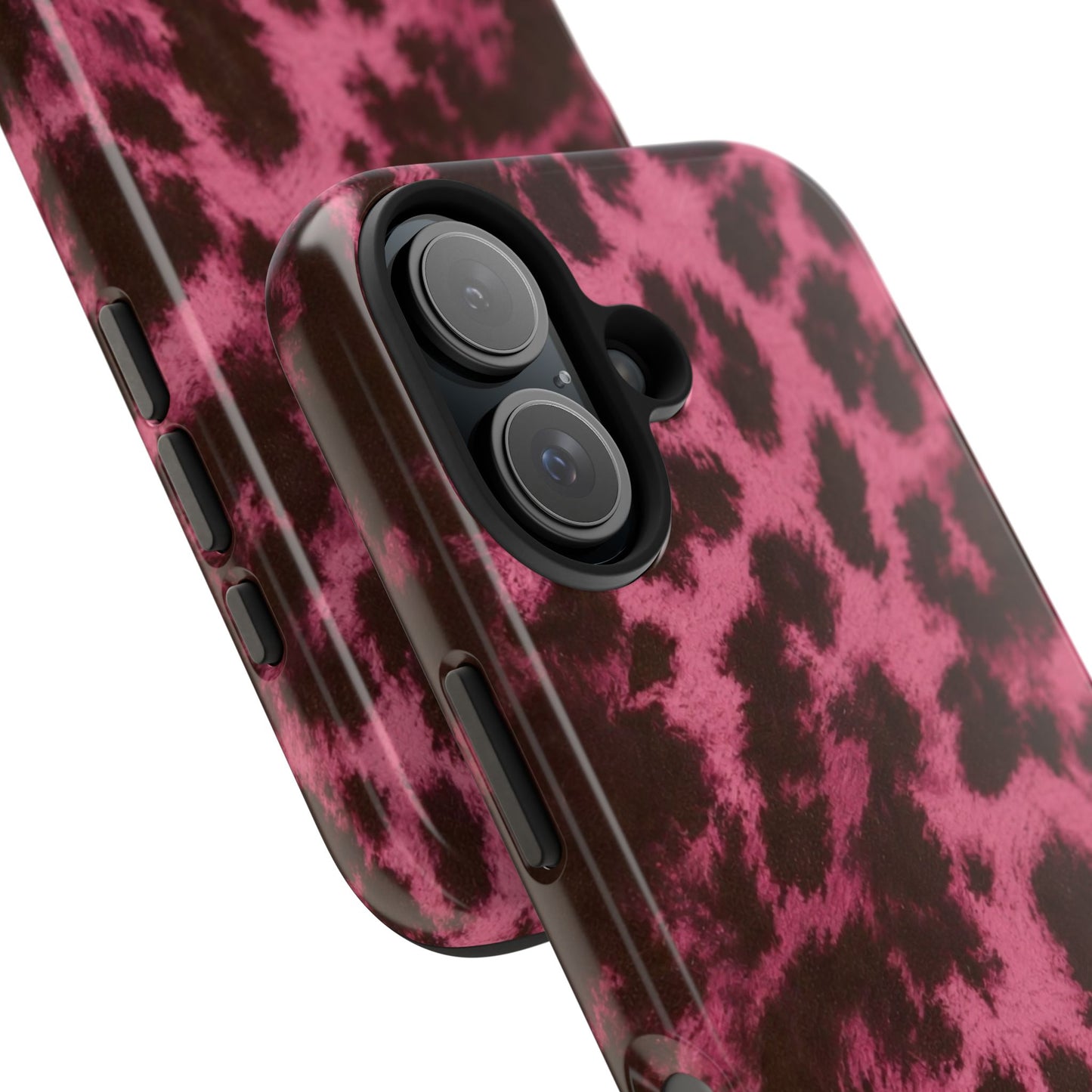 Pink Leopard Print - Protective Phone Case